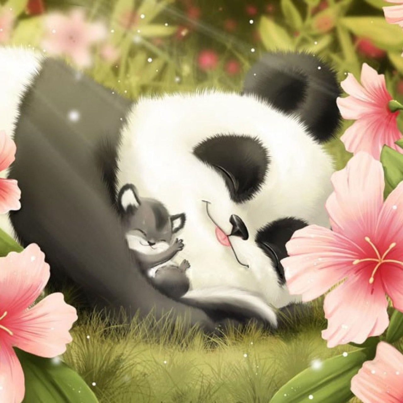 Girly Cute Panda Wallpapers