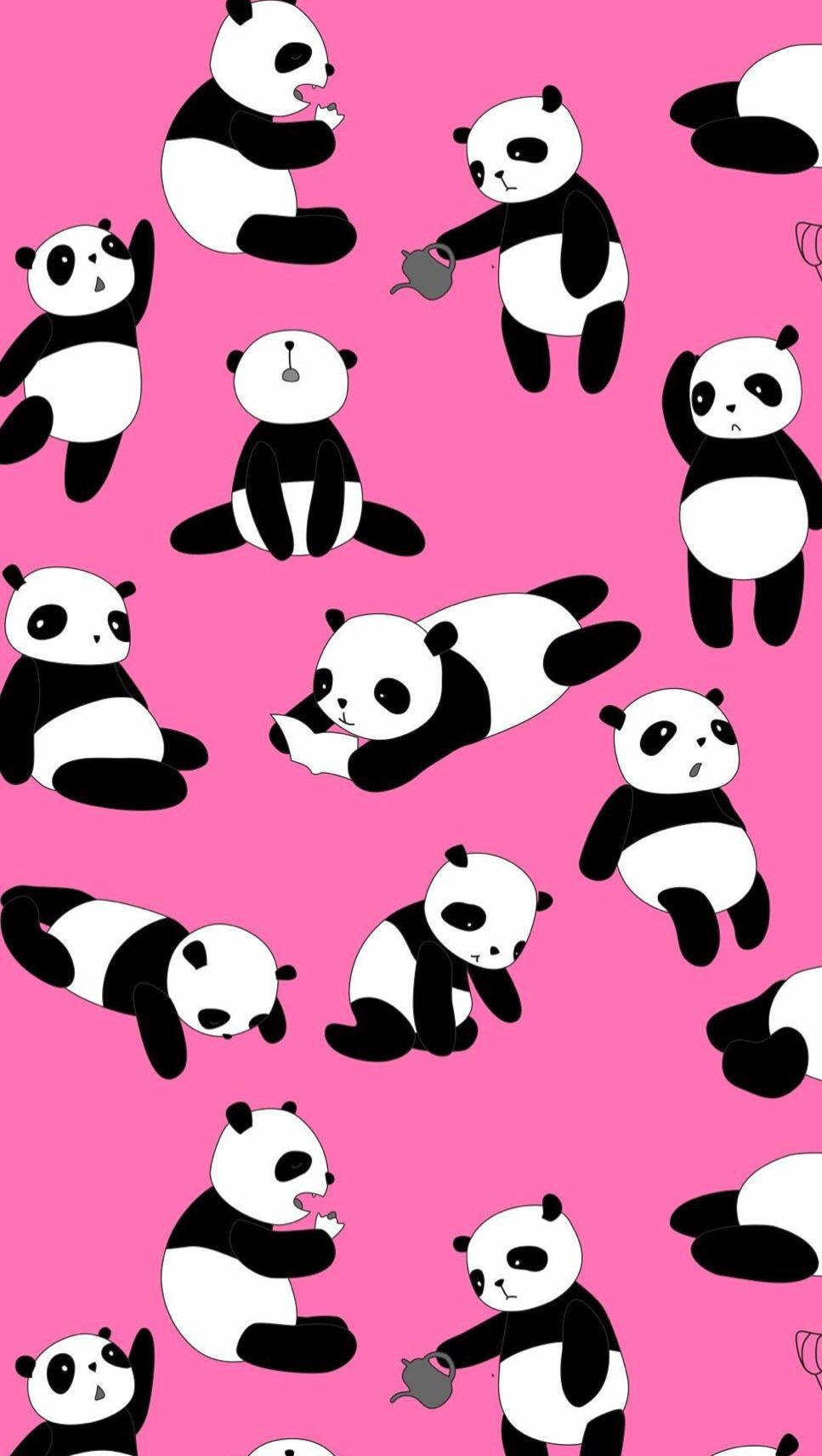 Girly Cute Panda Wallpapers