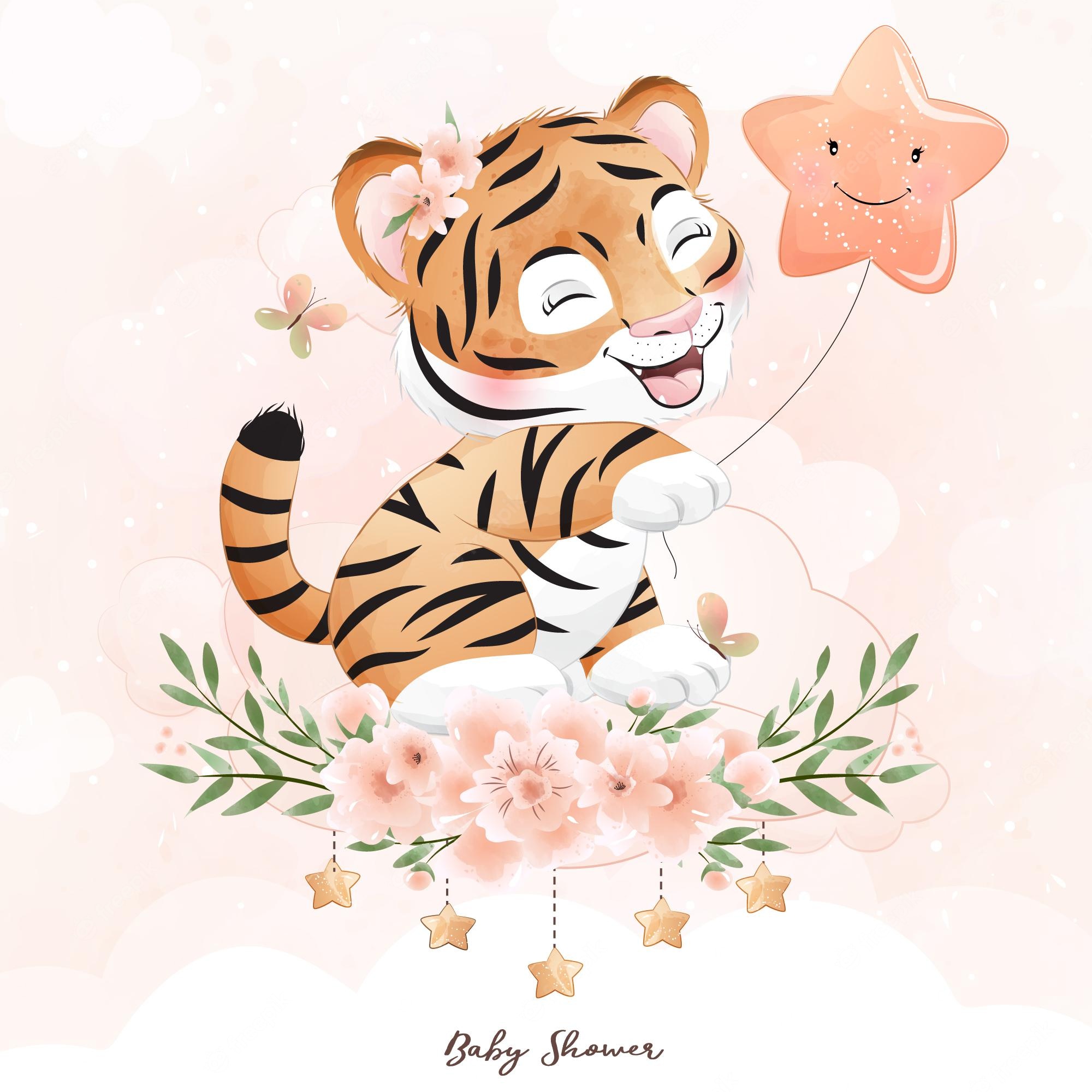 Girly Cute Tiger Wallpapers