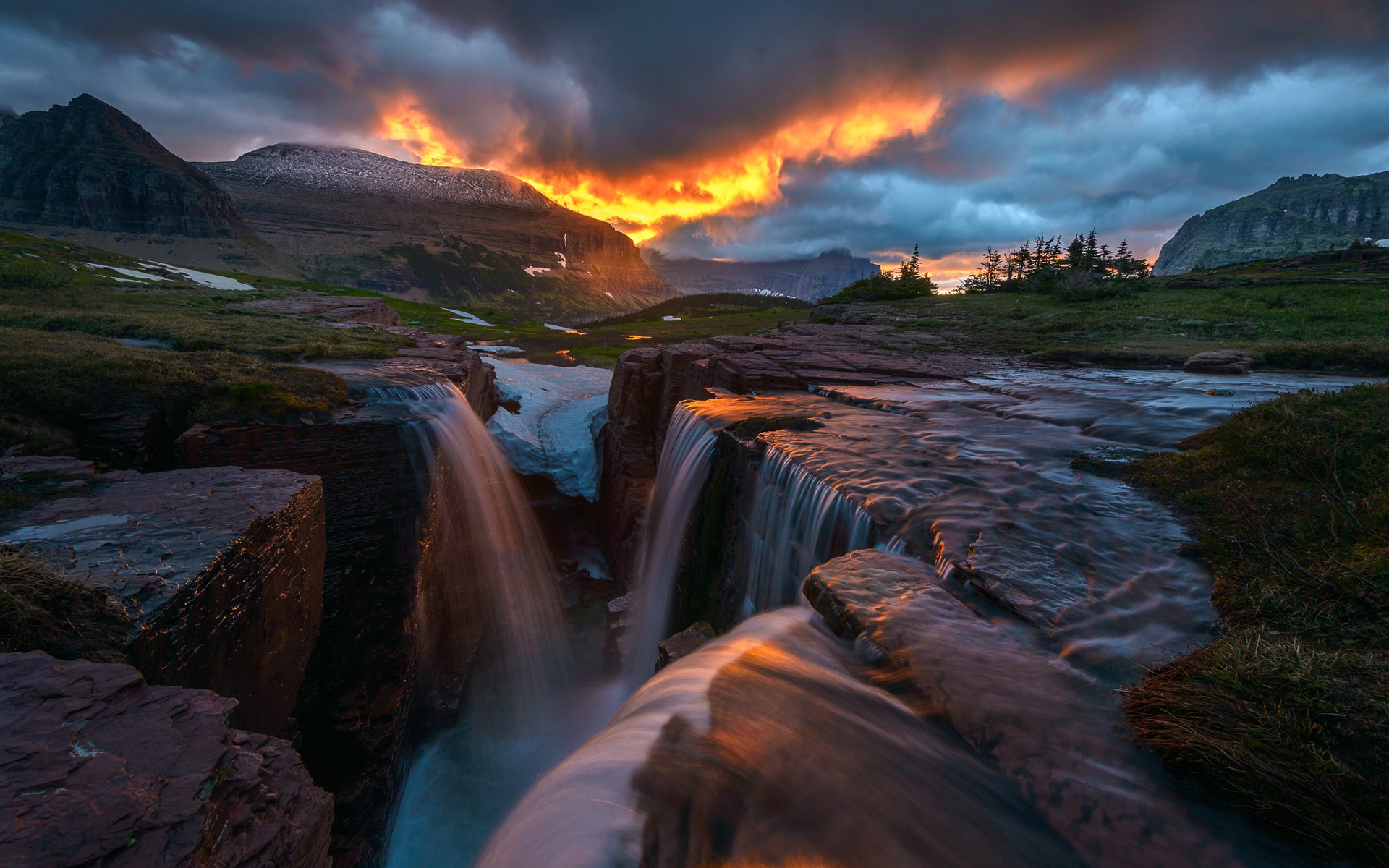 Glacier National Park Sunrise Wallpapers