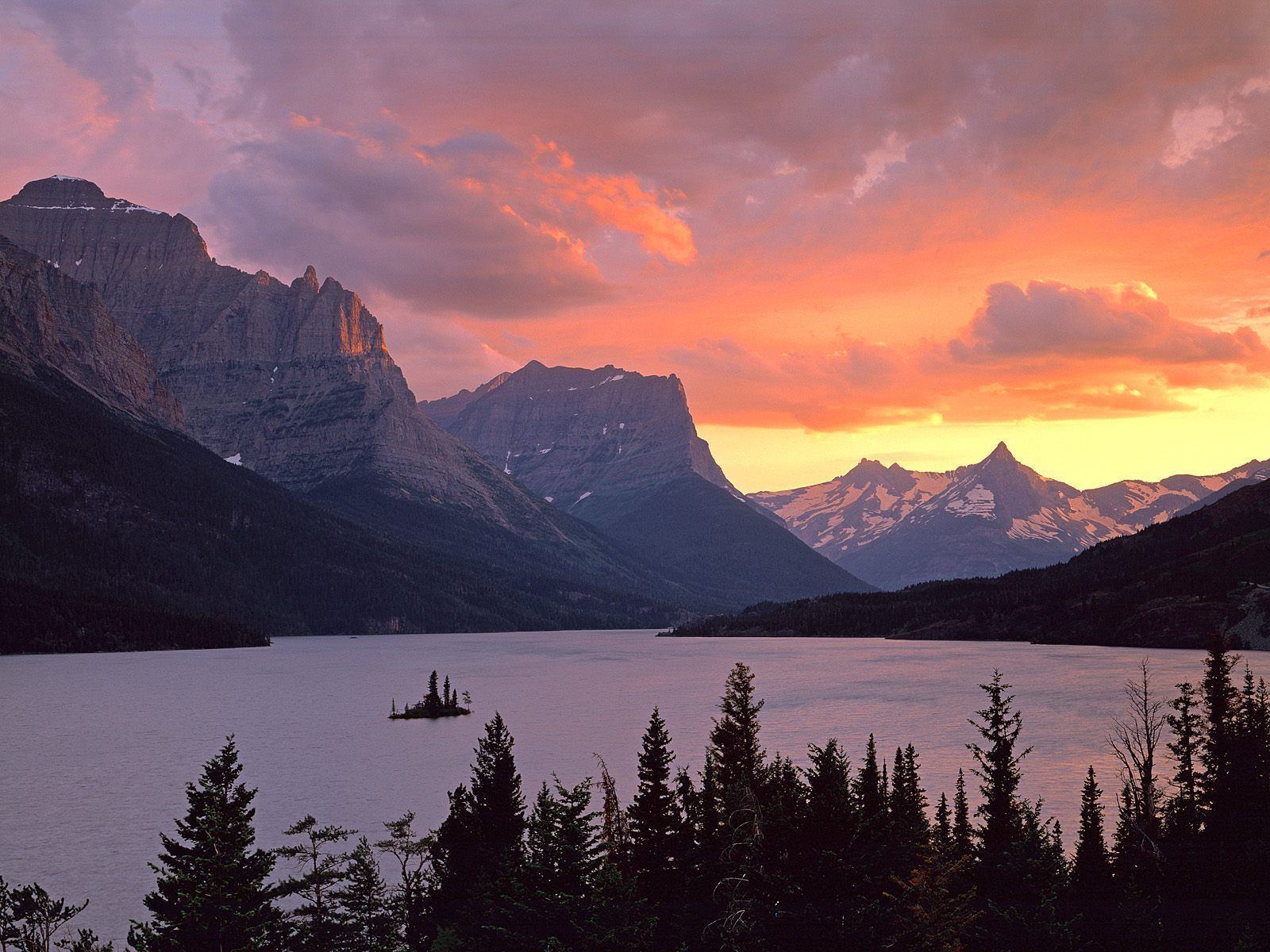 Glacier National Park Sunrise Wallpapers