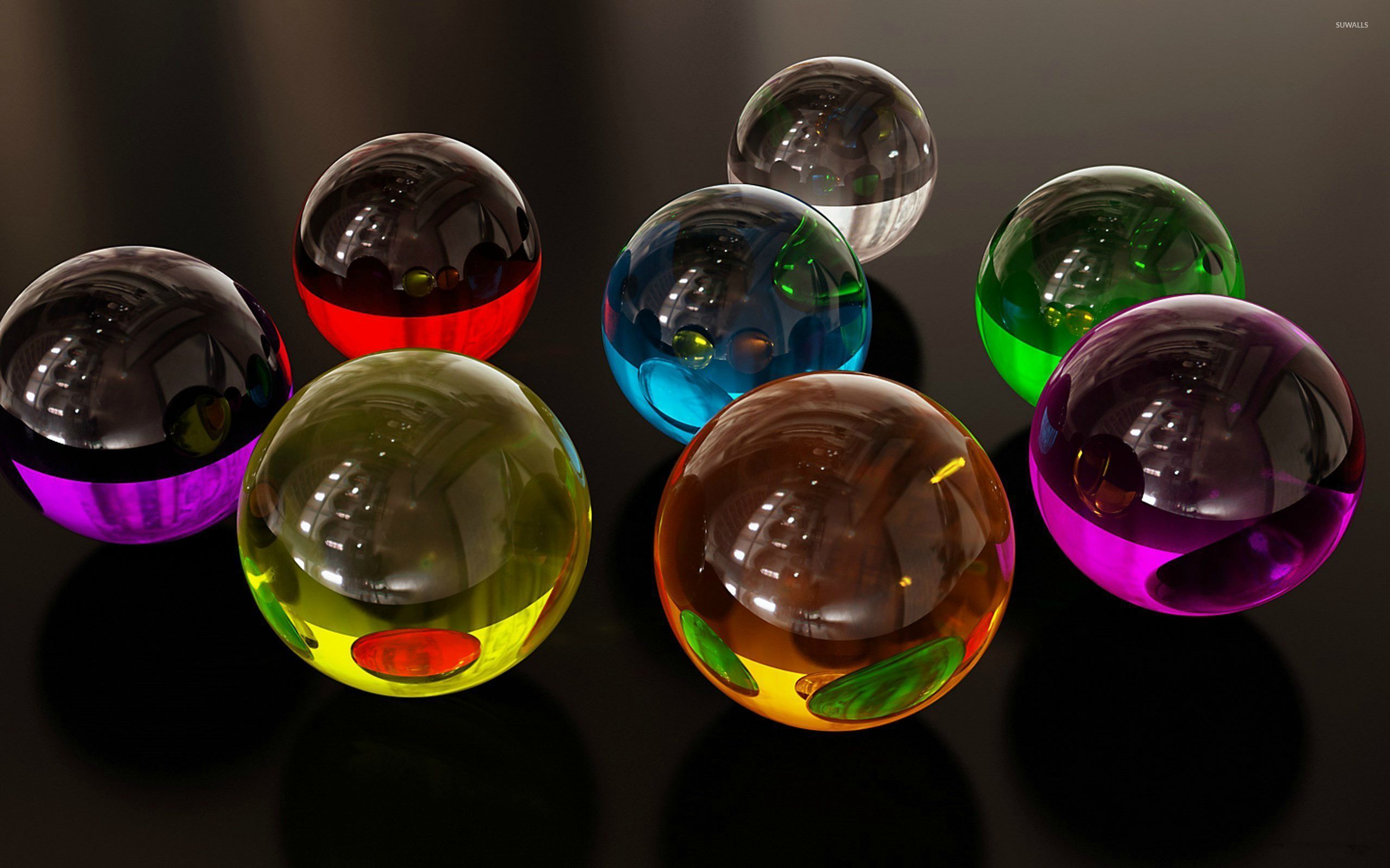 Glass Marbles Wallpapers