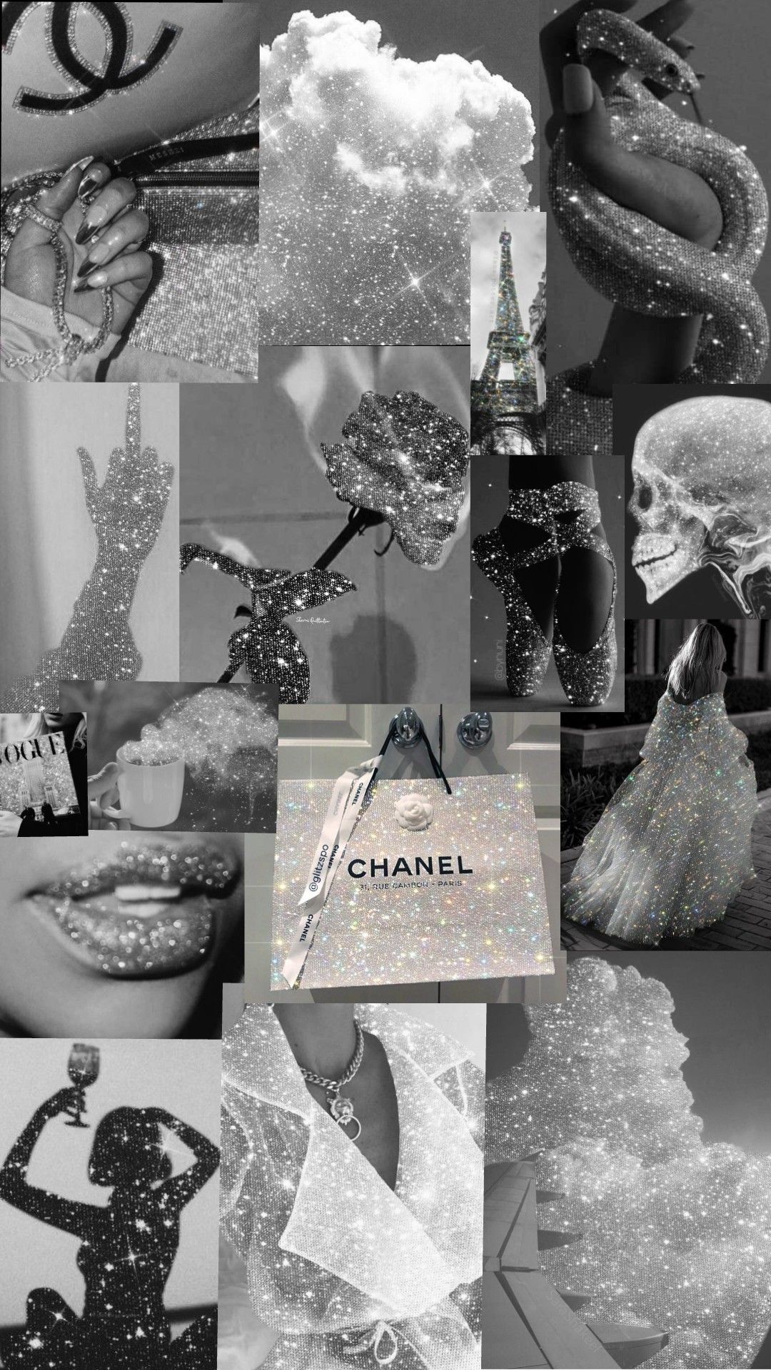 Glitter Aesthetic Collage Wallpapers