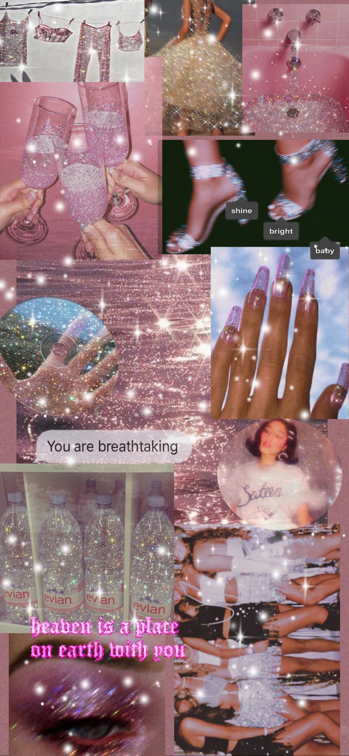 Glitter Aesthetic Collage Wallpapers