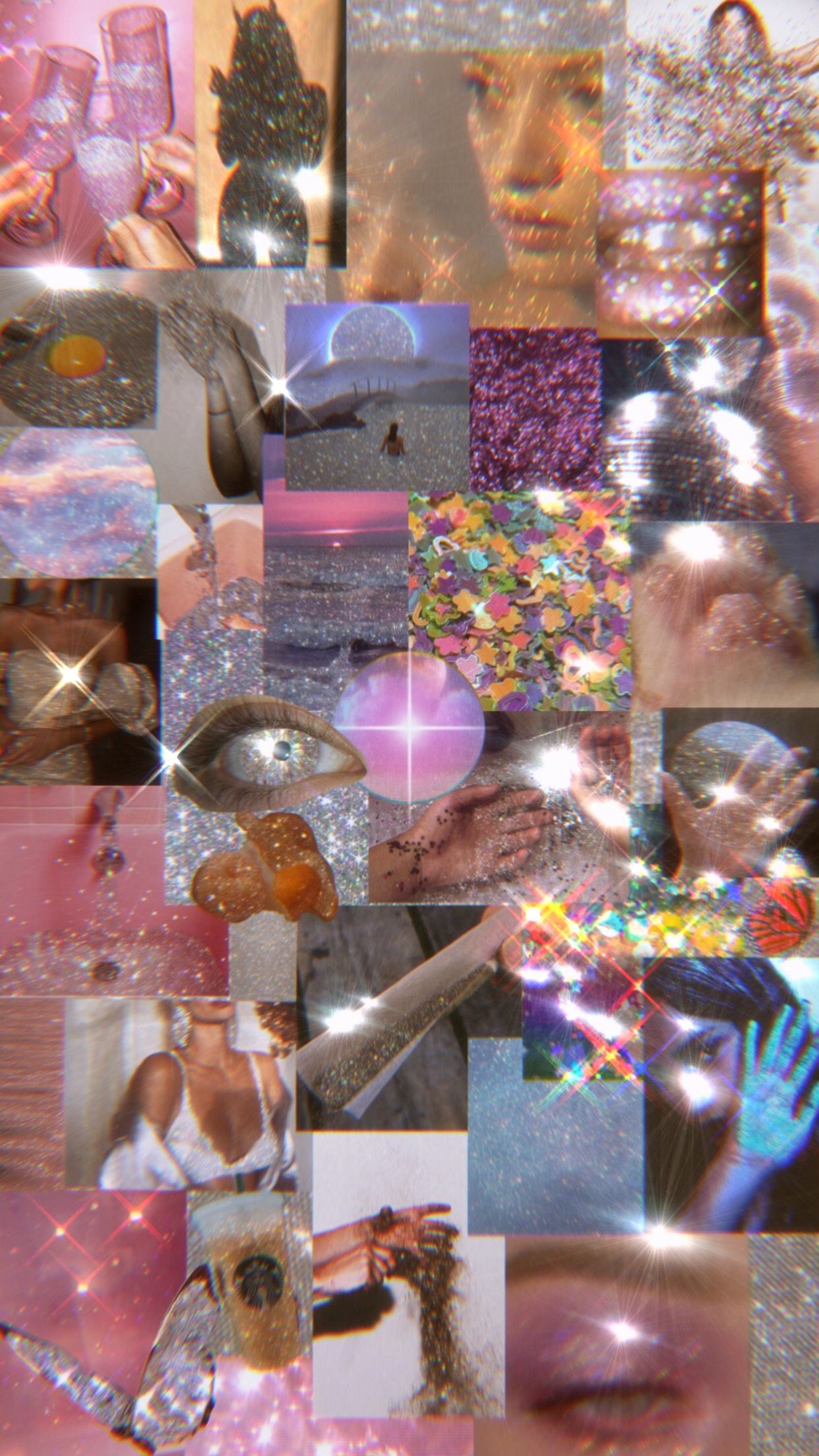 Glitter Aesthetic Collage Wallpapers