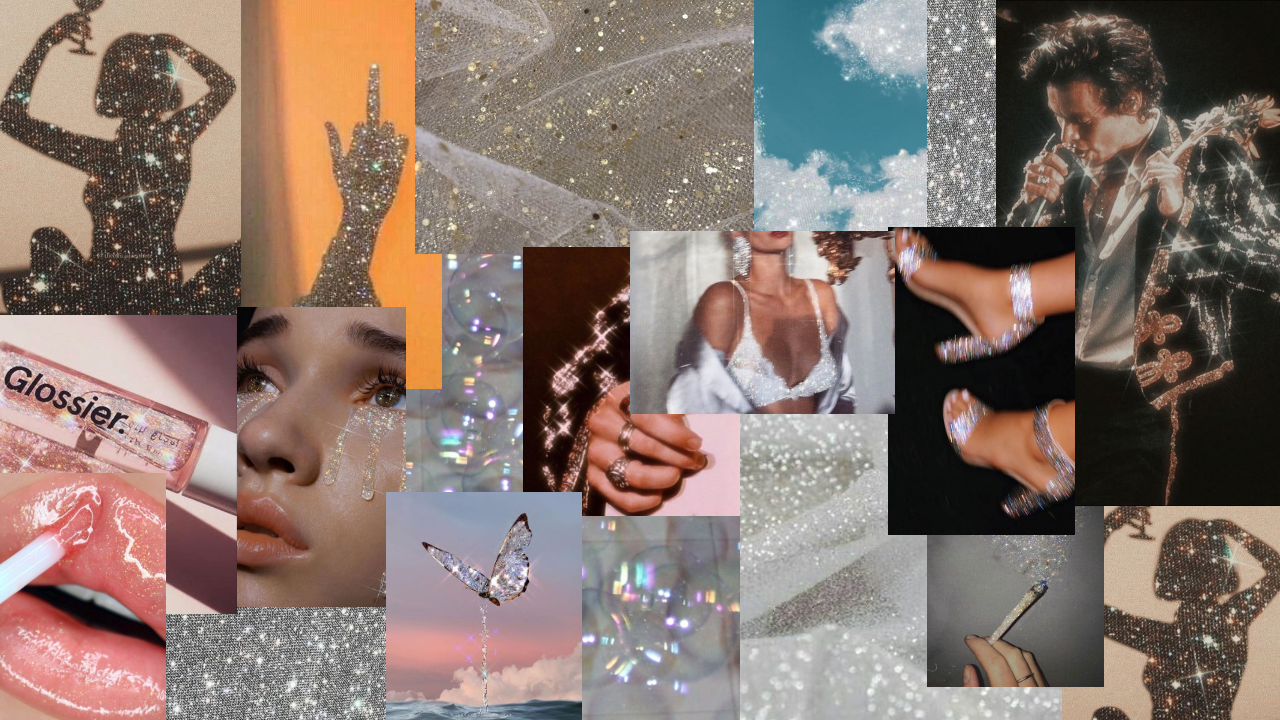 Glitter Aesthetic Collage Wallpapers