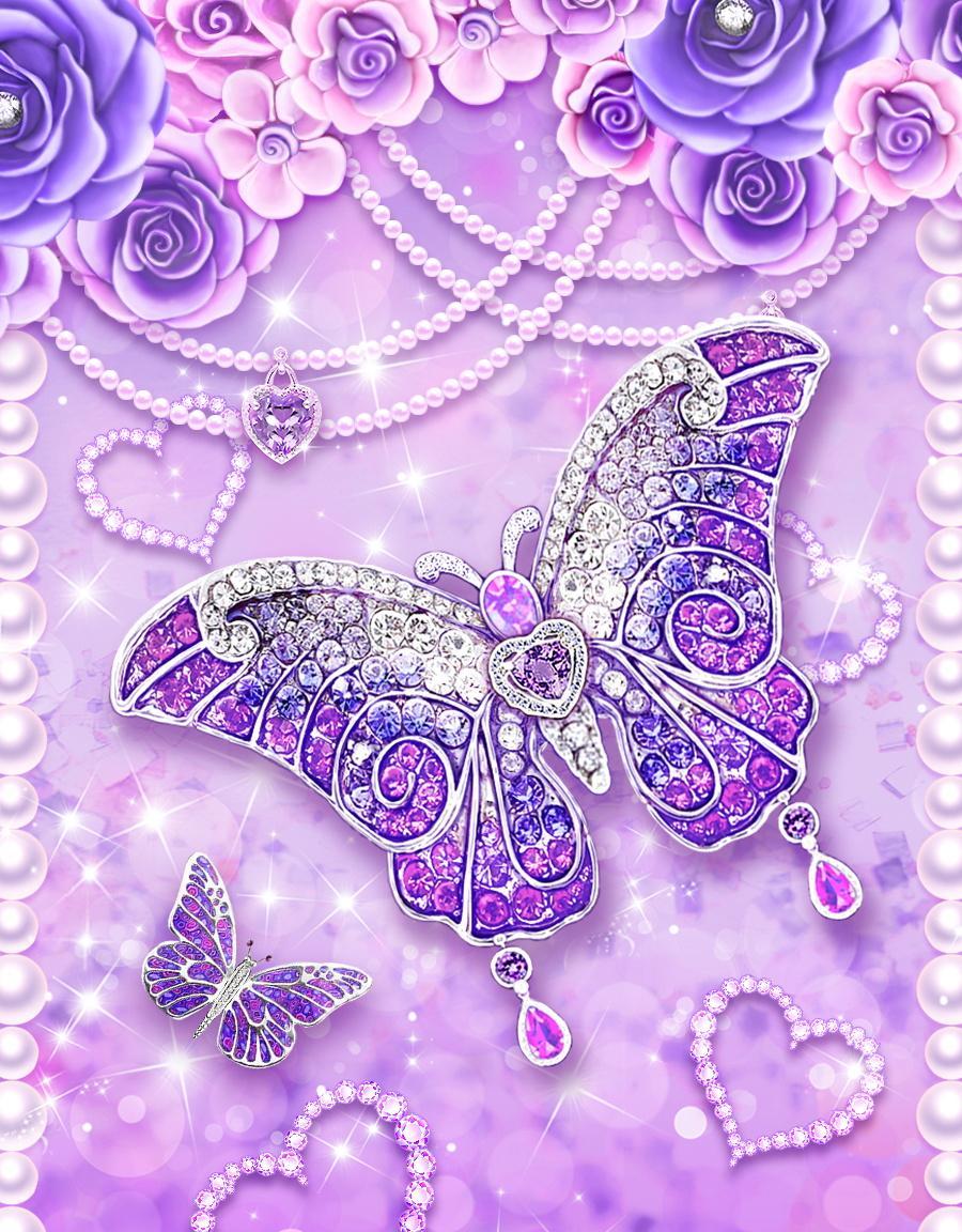 Glitter Butterfly Wallpapers