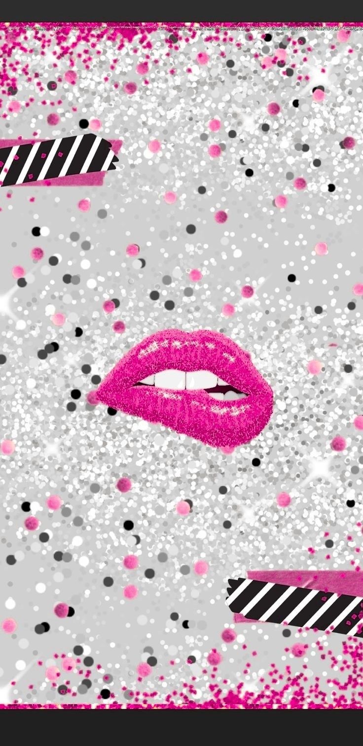 Glitter Lips Wallpapers