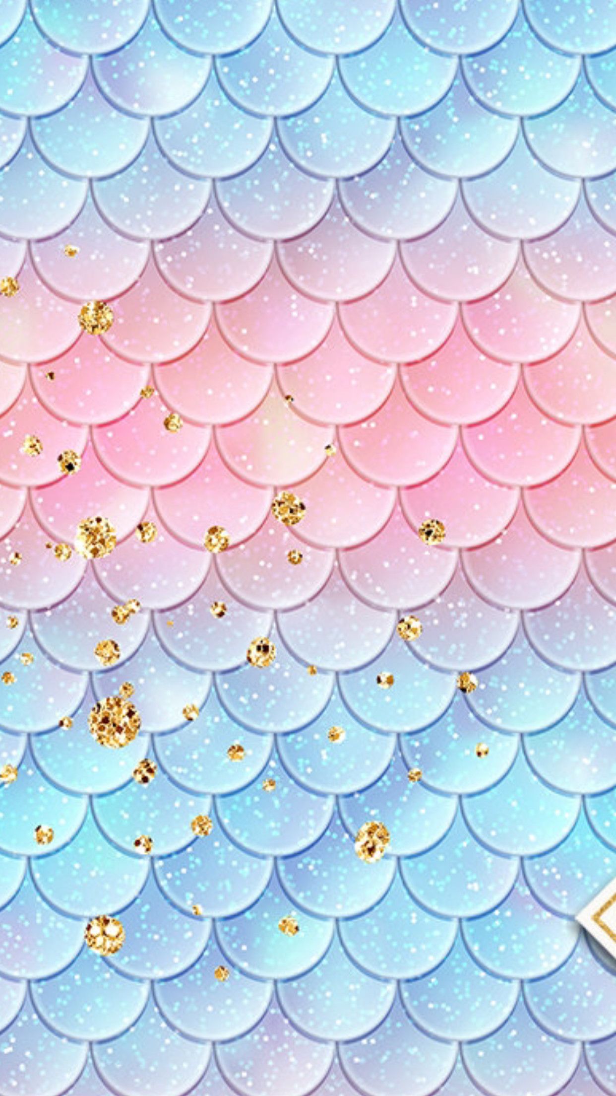 Glitter Mermaid Background