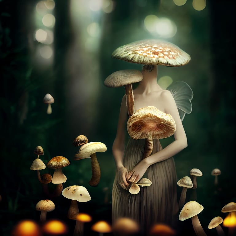 Glowing Mushroom Wallpapers