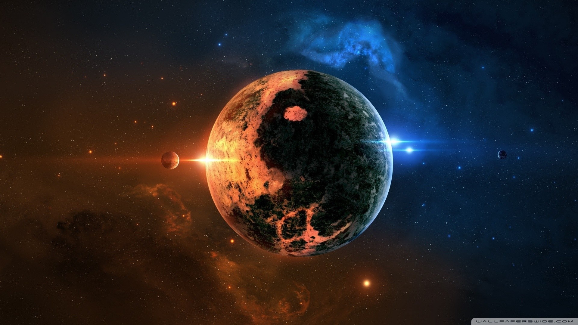 Glowing Sphere Digital Art Wallpapers