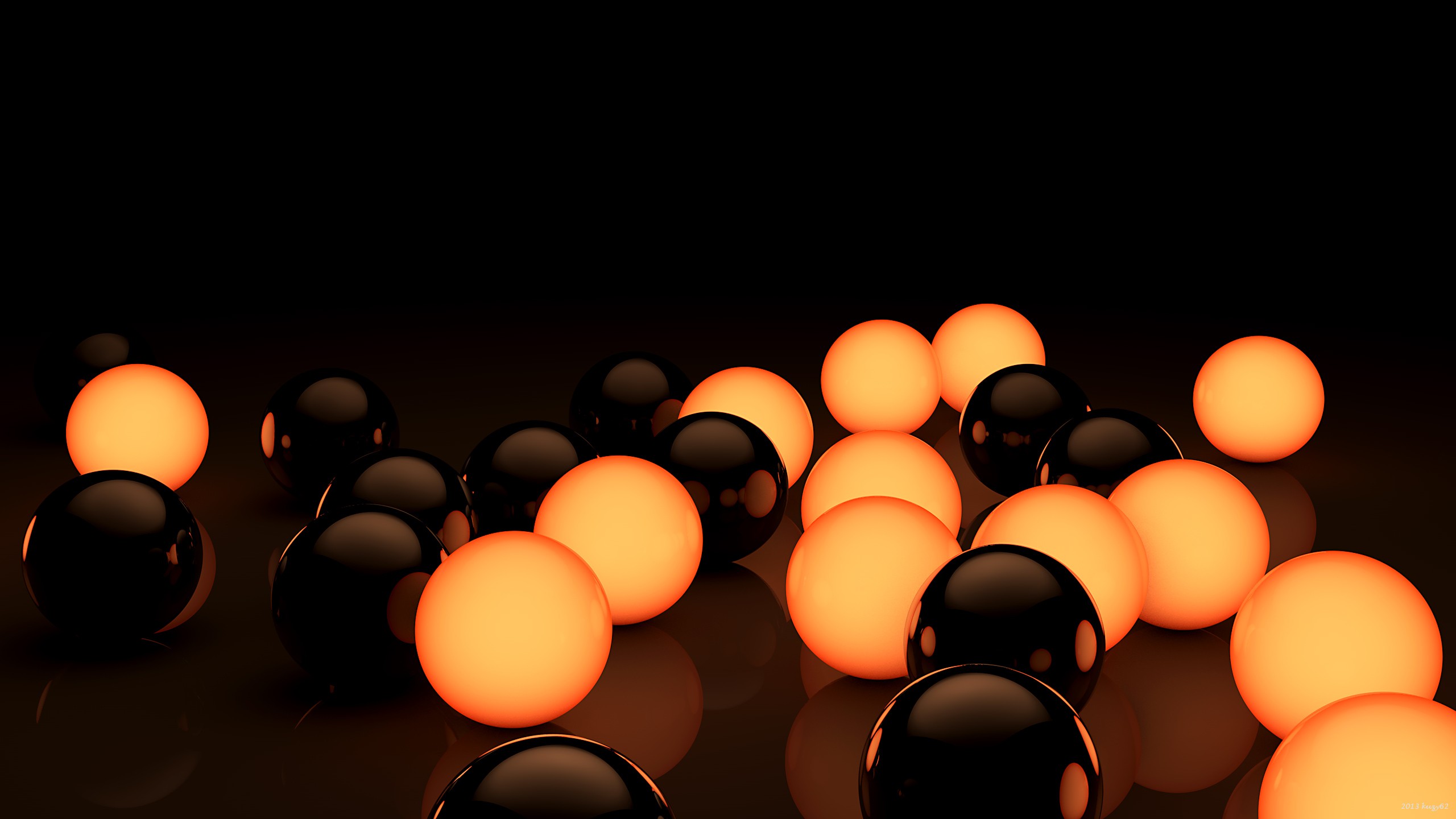 Glowing Sphere Digital Art Wallpapers