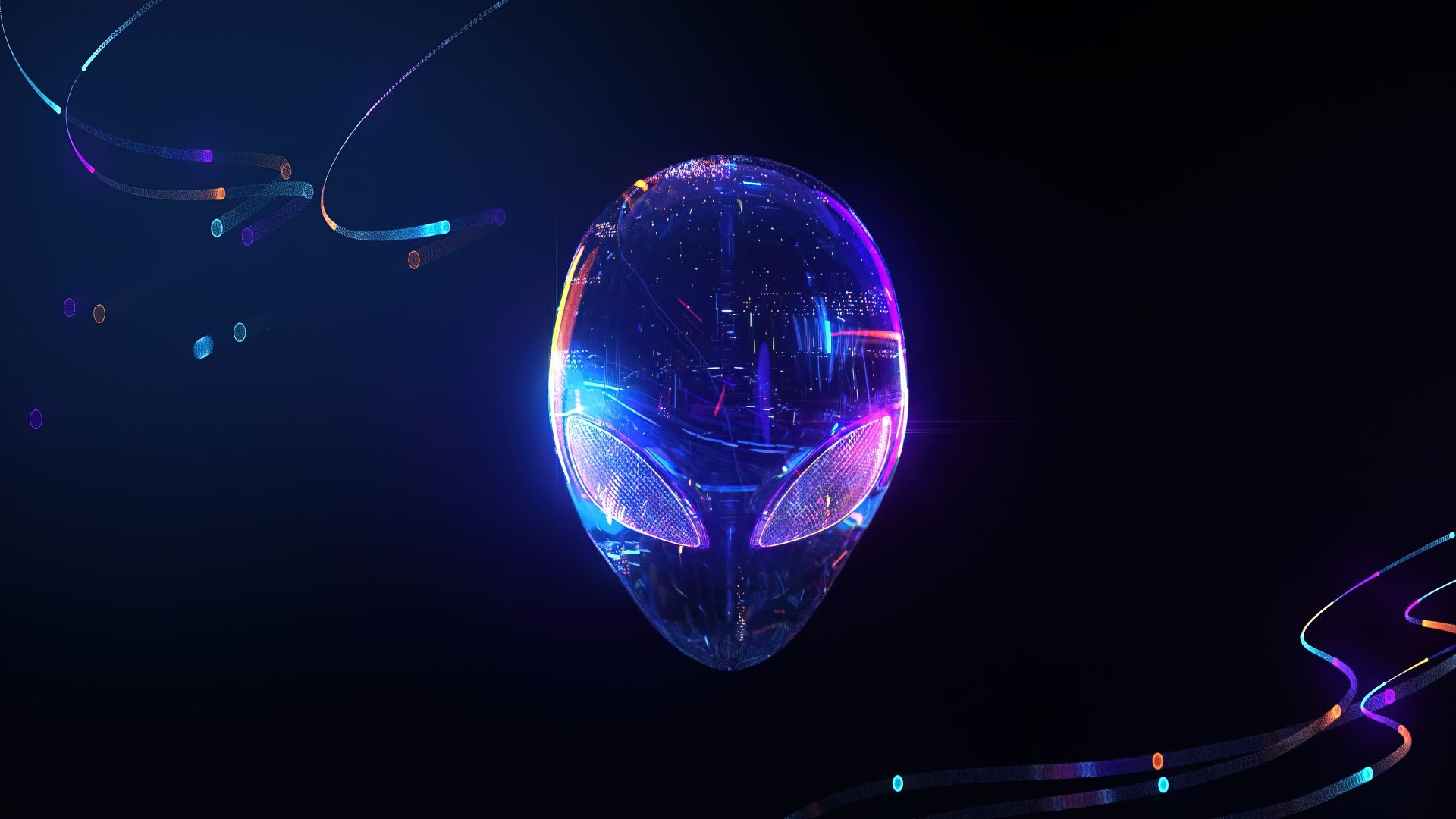 Glowing Sphere Digital Art Wallpapers