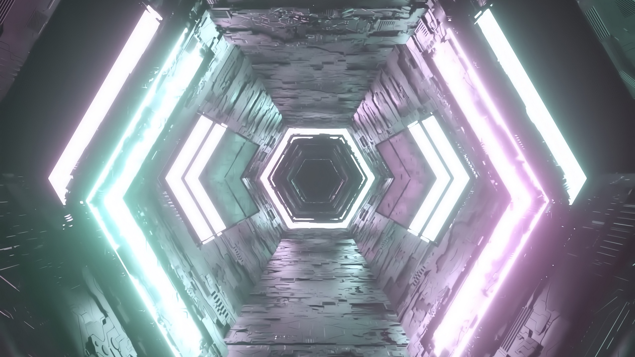 Glowing Tunnel Wallpapers