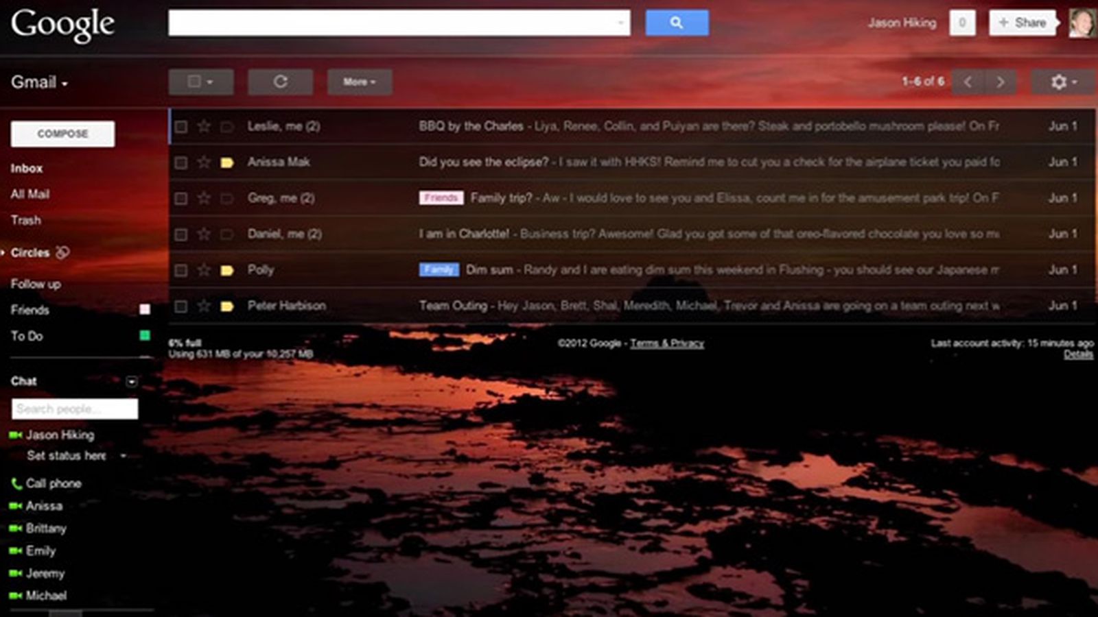 Gmail Backgrounds