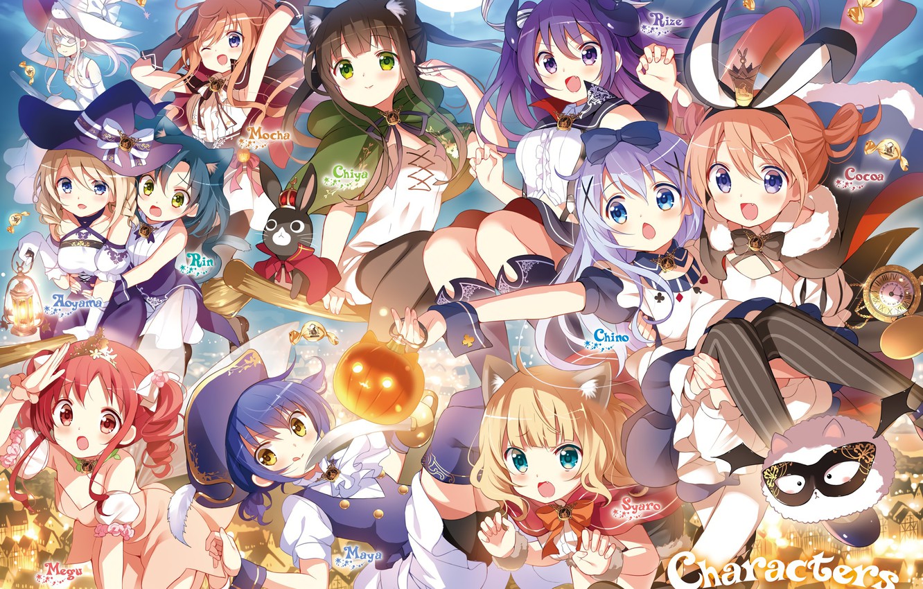 Gochuumon Wa Usagi Desu Ka Wallpapers