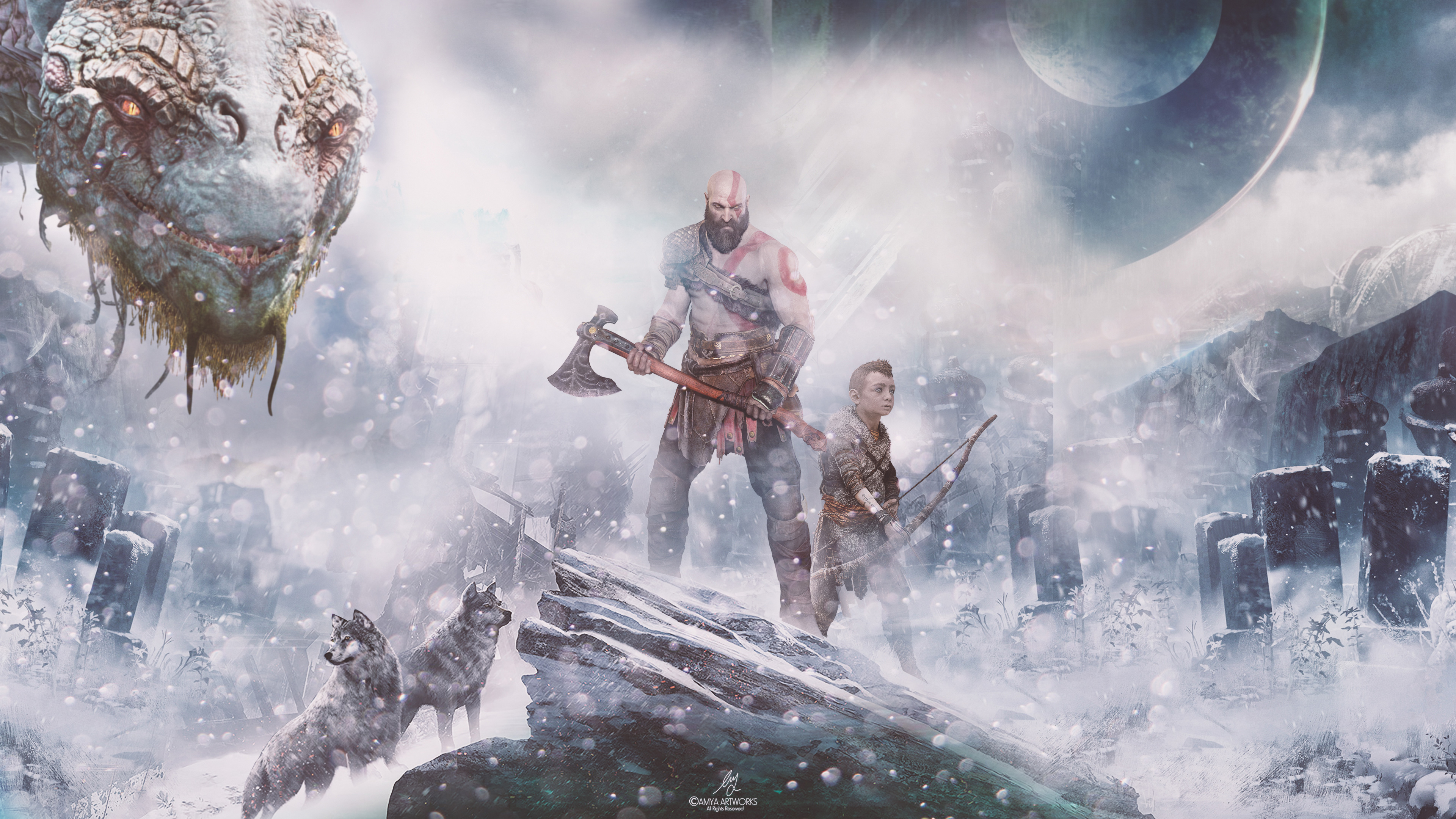 God Of War 4K Wallpapers