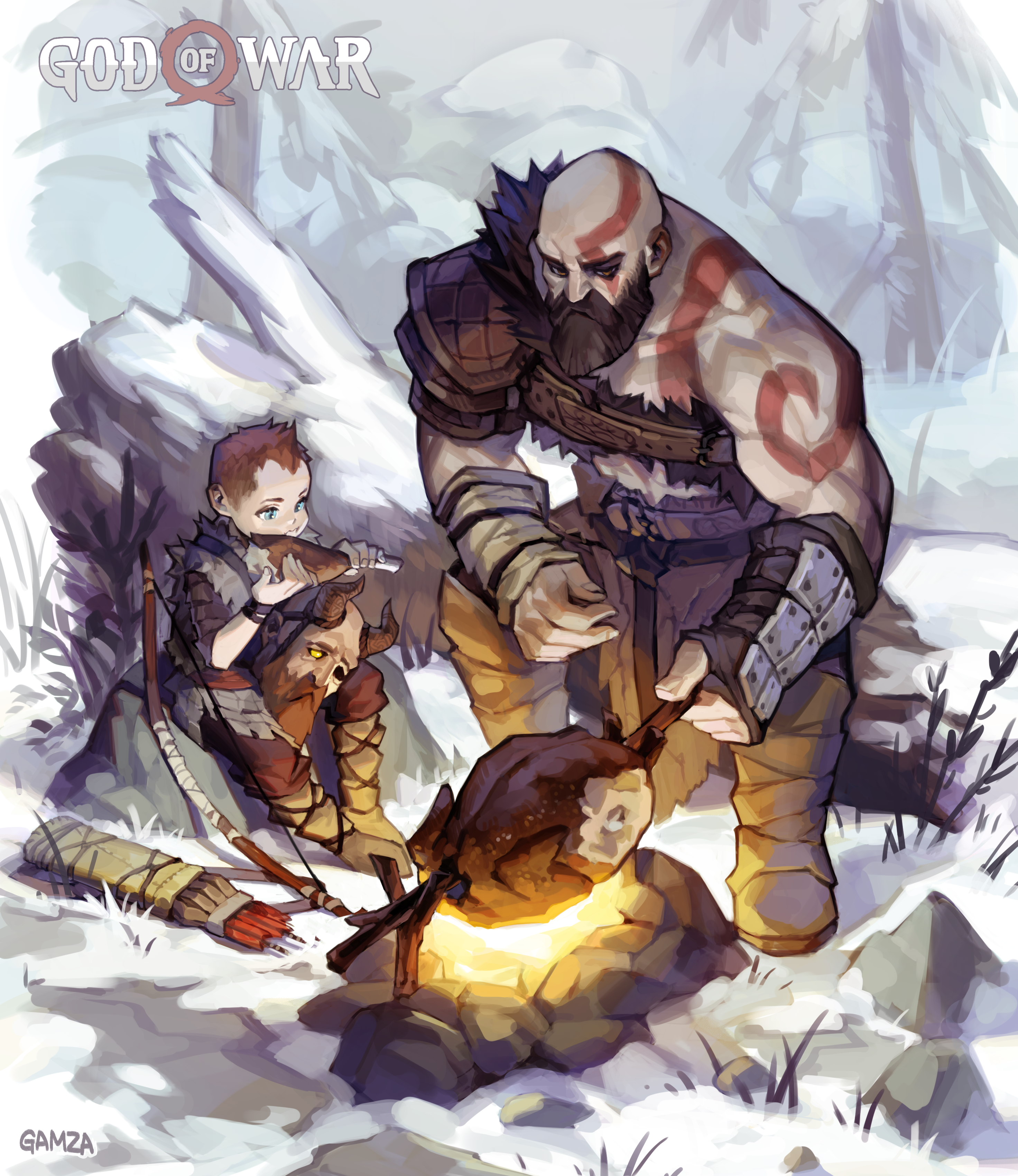 God Of War FanArt Wallpapers