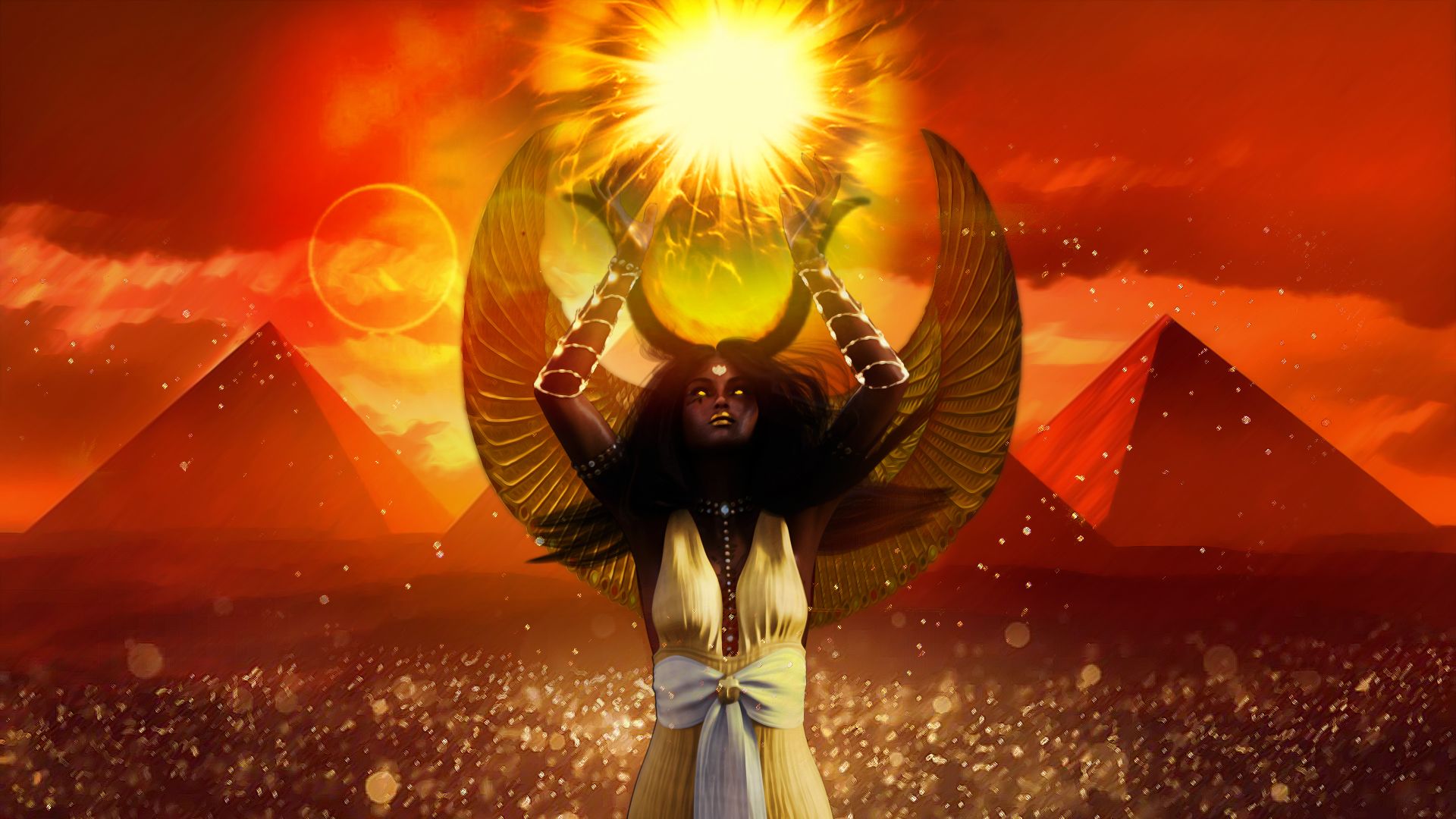 Goddess Isis Art Wallpapers