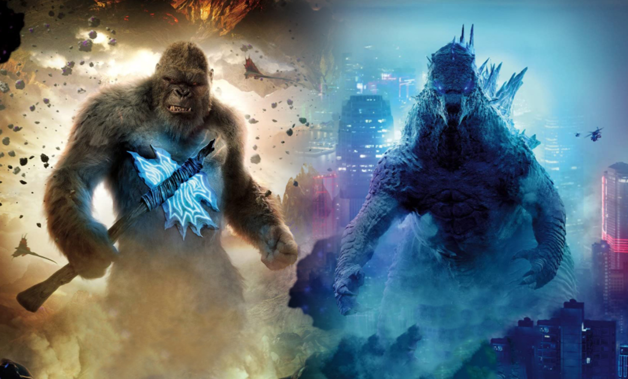 Godzilla And Kong Team Up Wallpapers