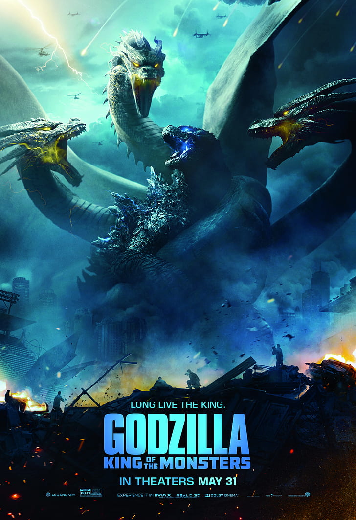 Godzilla King Of The Monsters 2019 Poster Wallpapers