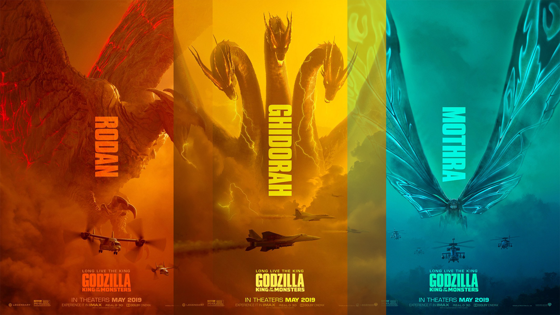 Godzilla King Of The Monsters Movie Poster Wallpapers