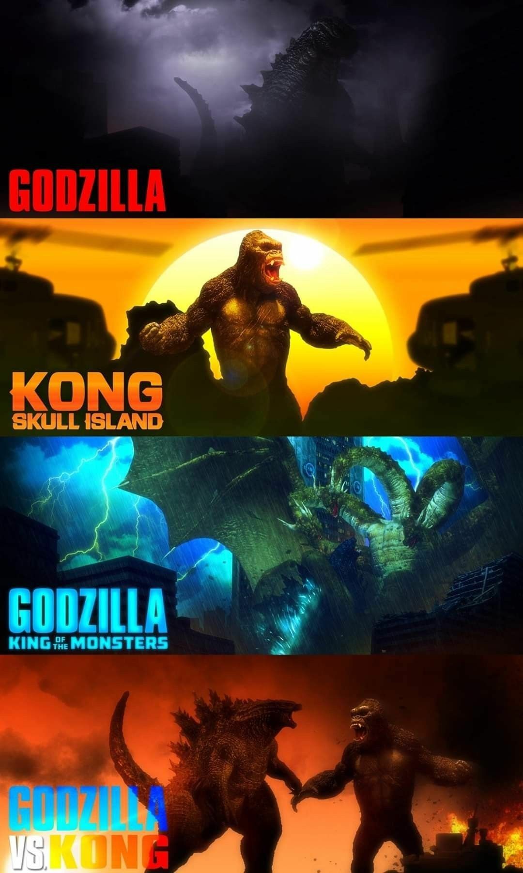 Godzilla Vs Kong 2021 Fanart Wallpapers