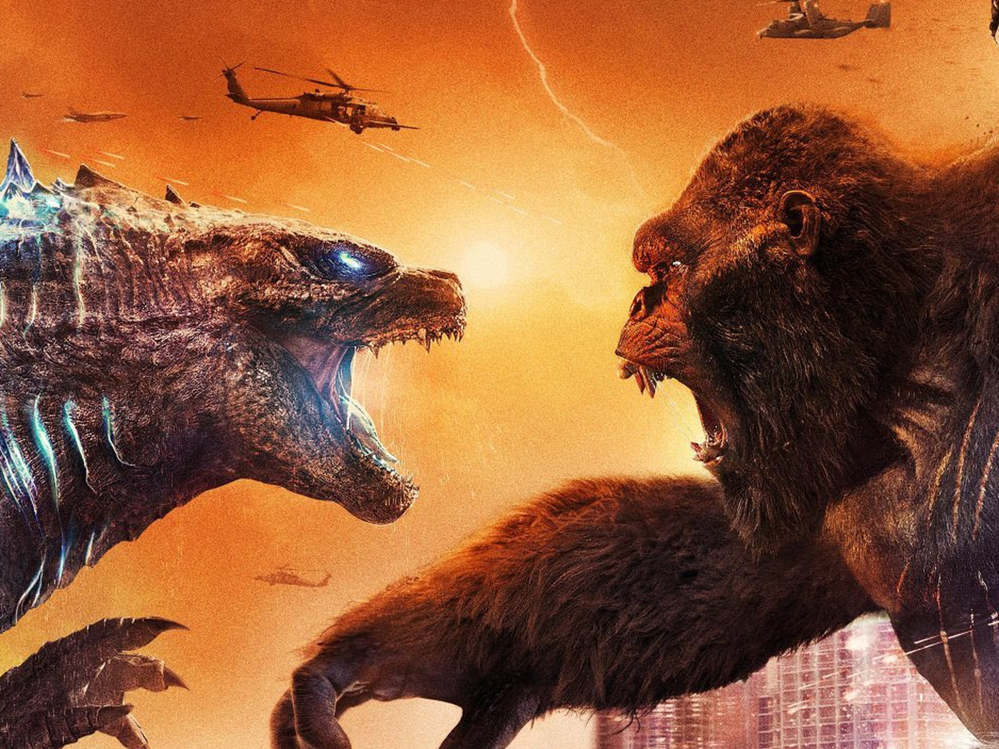 Godzilla Vs Kong King Characters Fan Poster Wallpapers