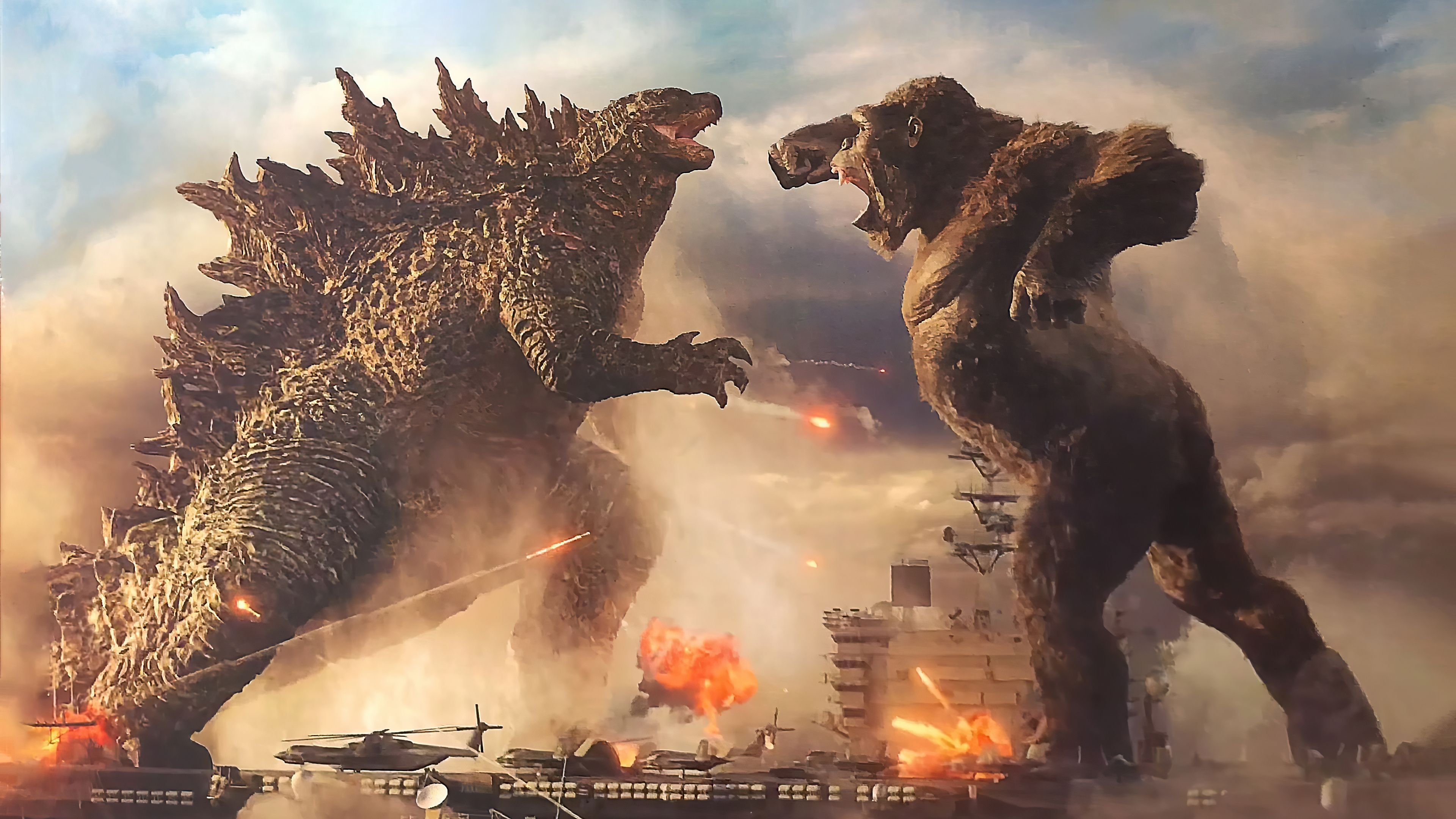 Godzilla Vs Kong New Fanart Wallpapers