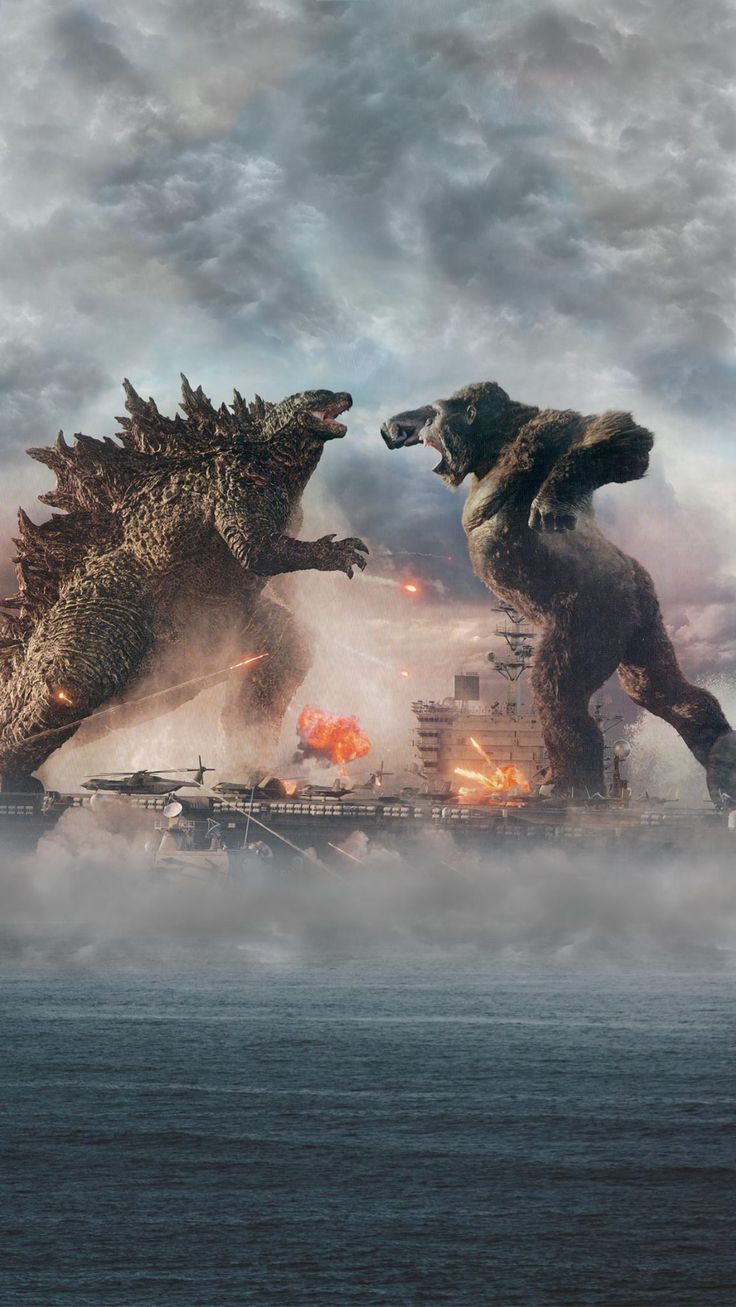 Godzilla Vs Kong New Fanart Wallpapers