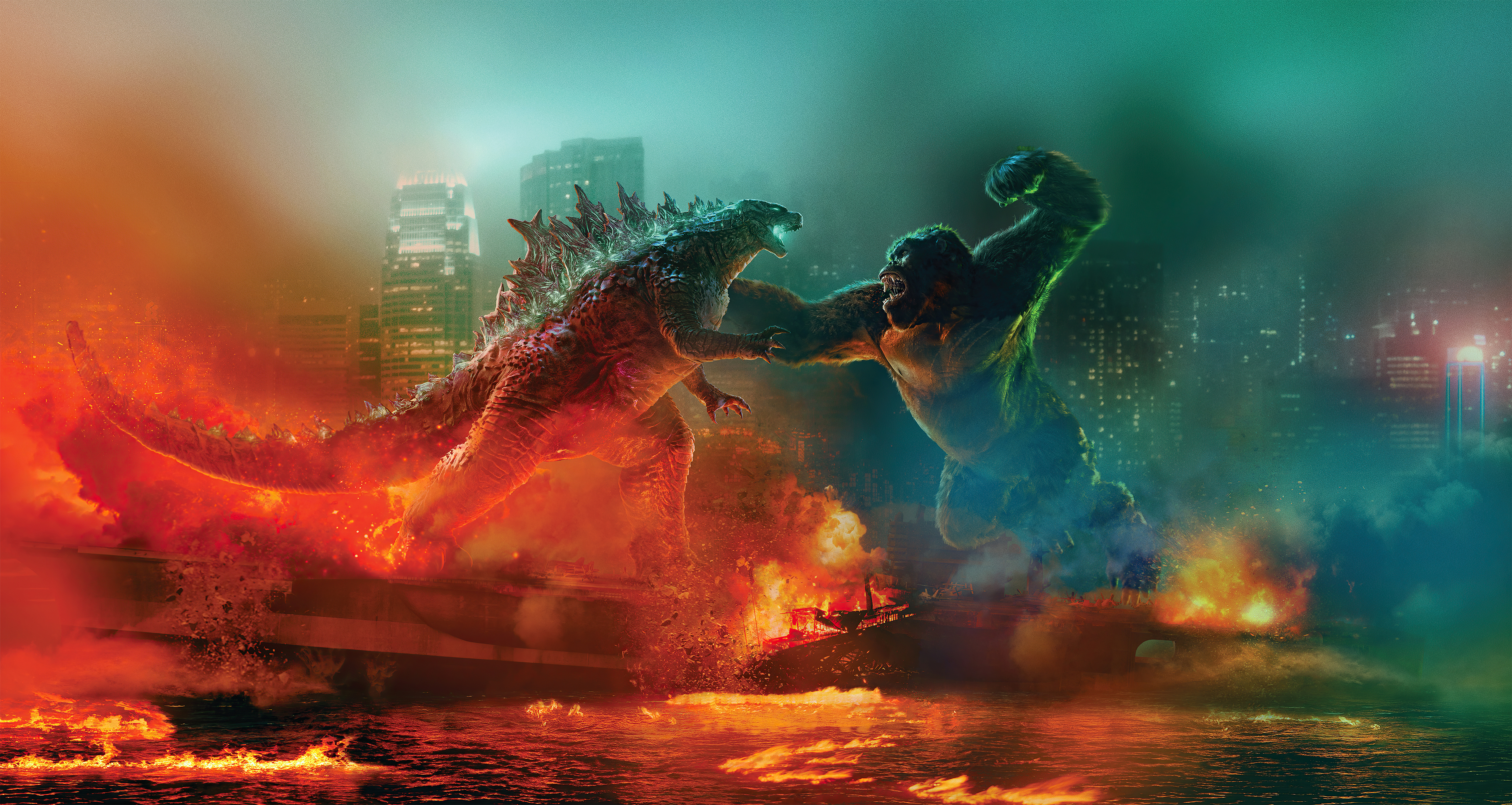 Godzilla Vs Kong New Fanart Wallpapers