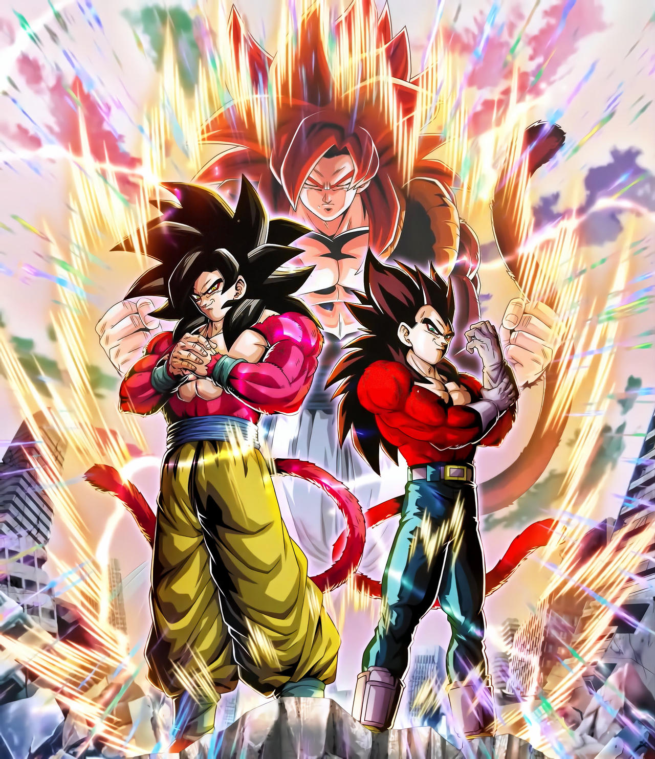 Goku &Amp; Vegeta Ssj4 Wallpapers