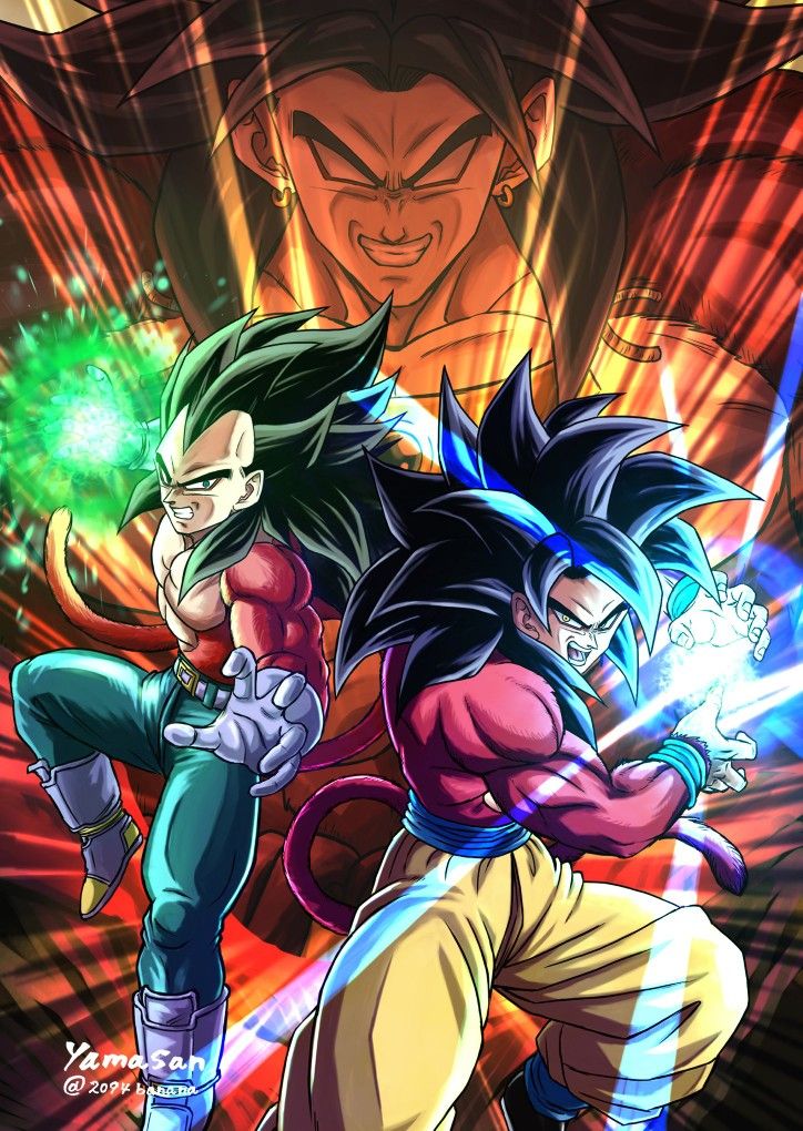 Goku &Amp; Vegeta Ssj4 Wallpapers