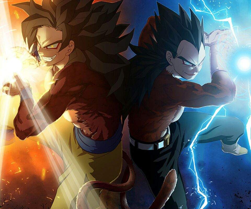 Goku &Amp; Vegeta Ssj4 Wallpapers