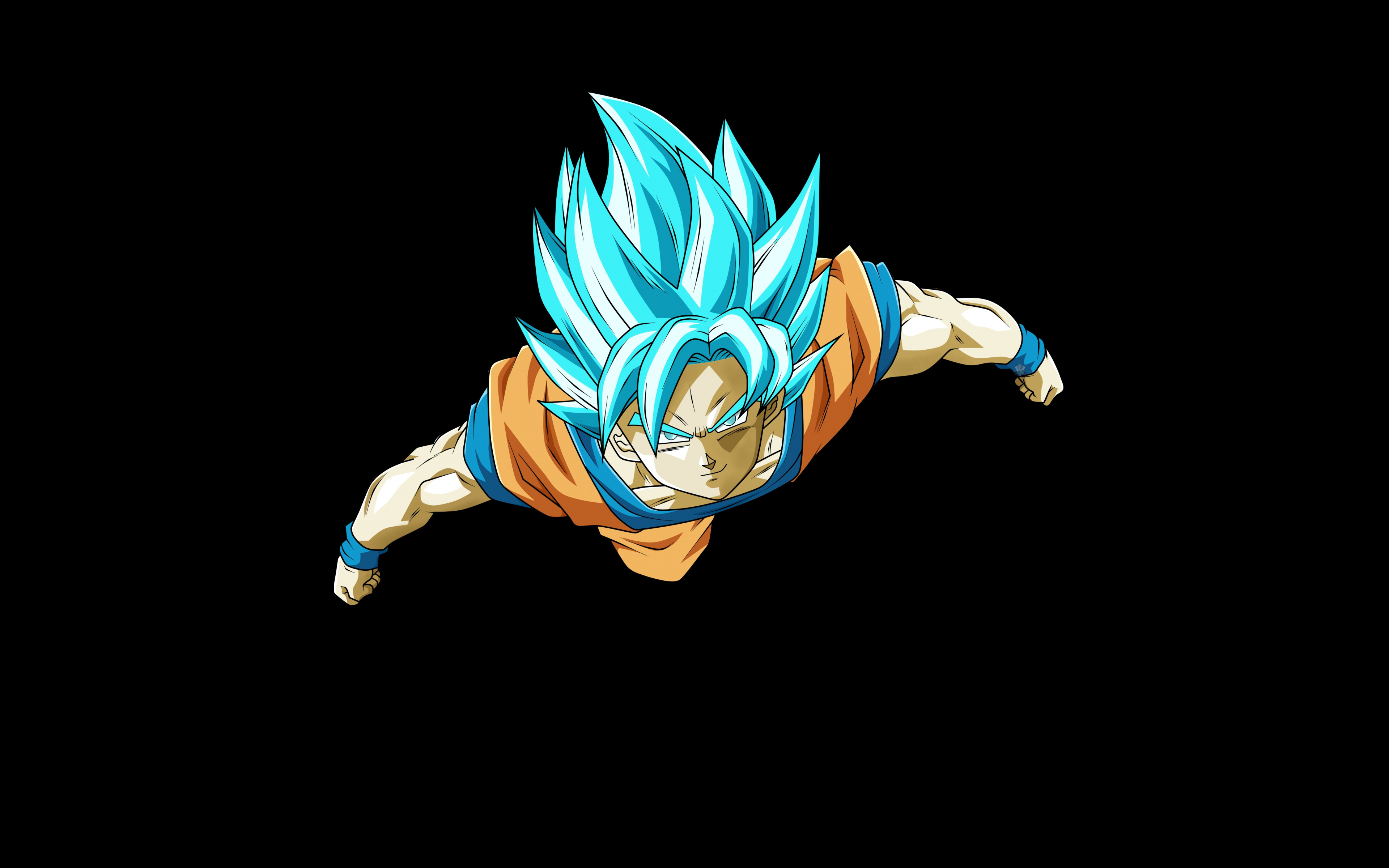 Goku 4K Minimal Wallpapers