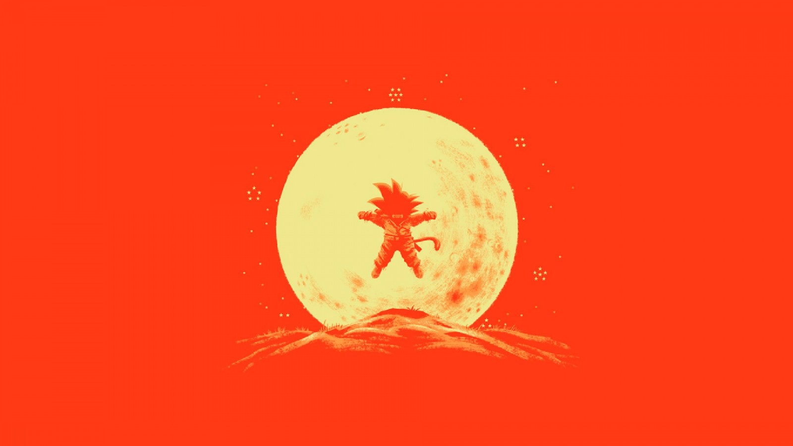 Goku 4K Minimal Wallpapers