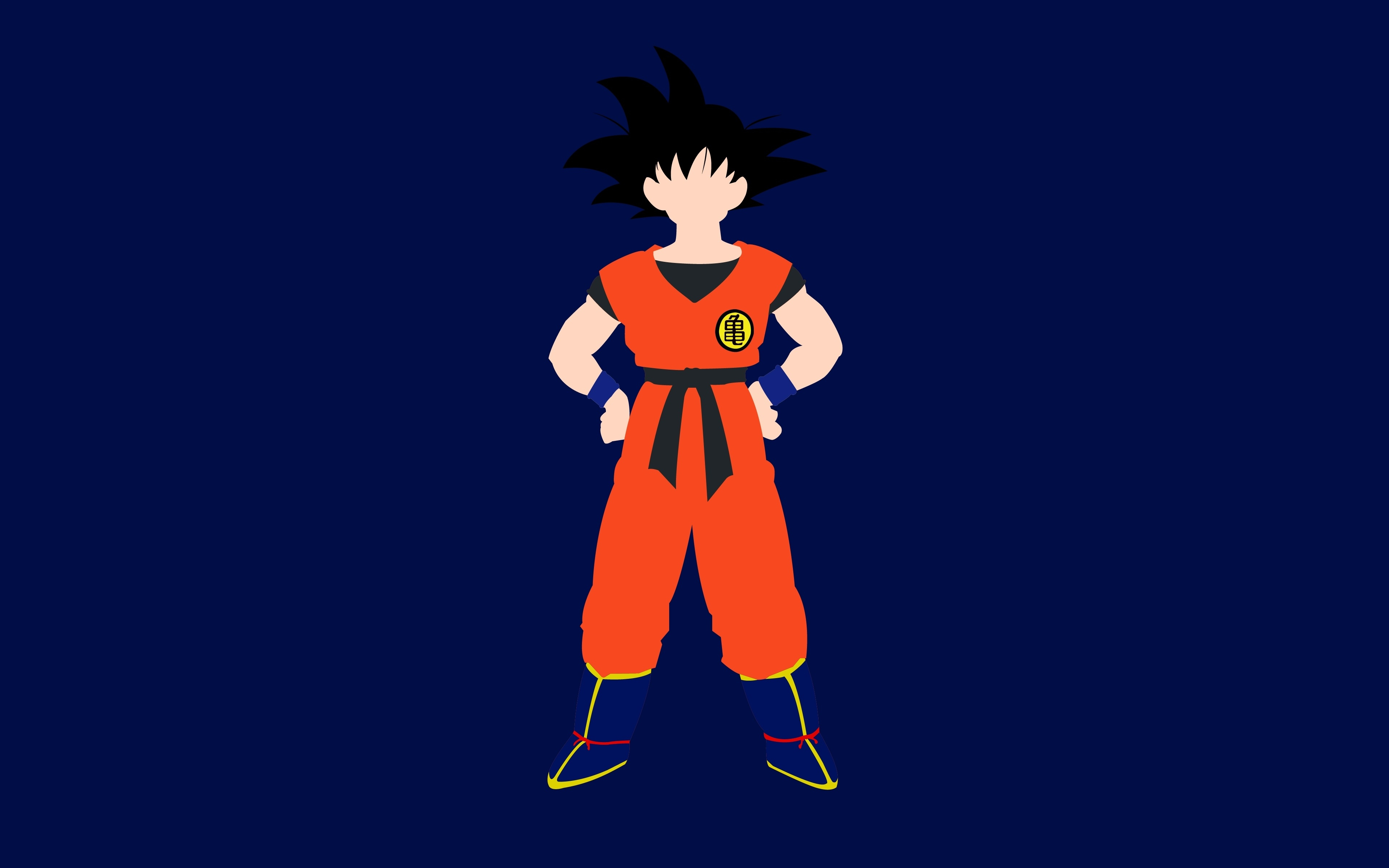 Goku 4K Minimal Wallpapers