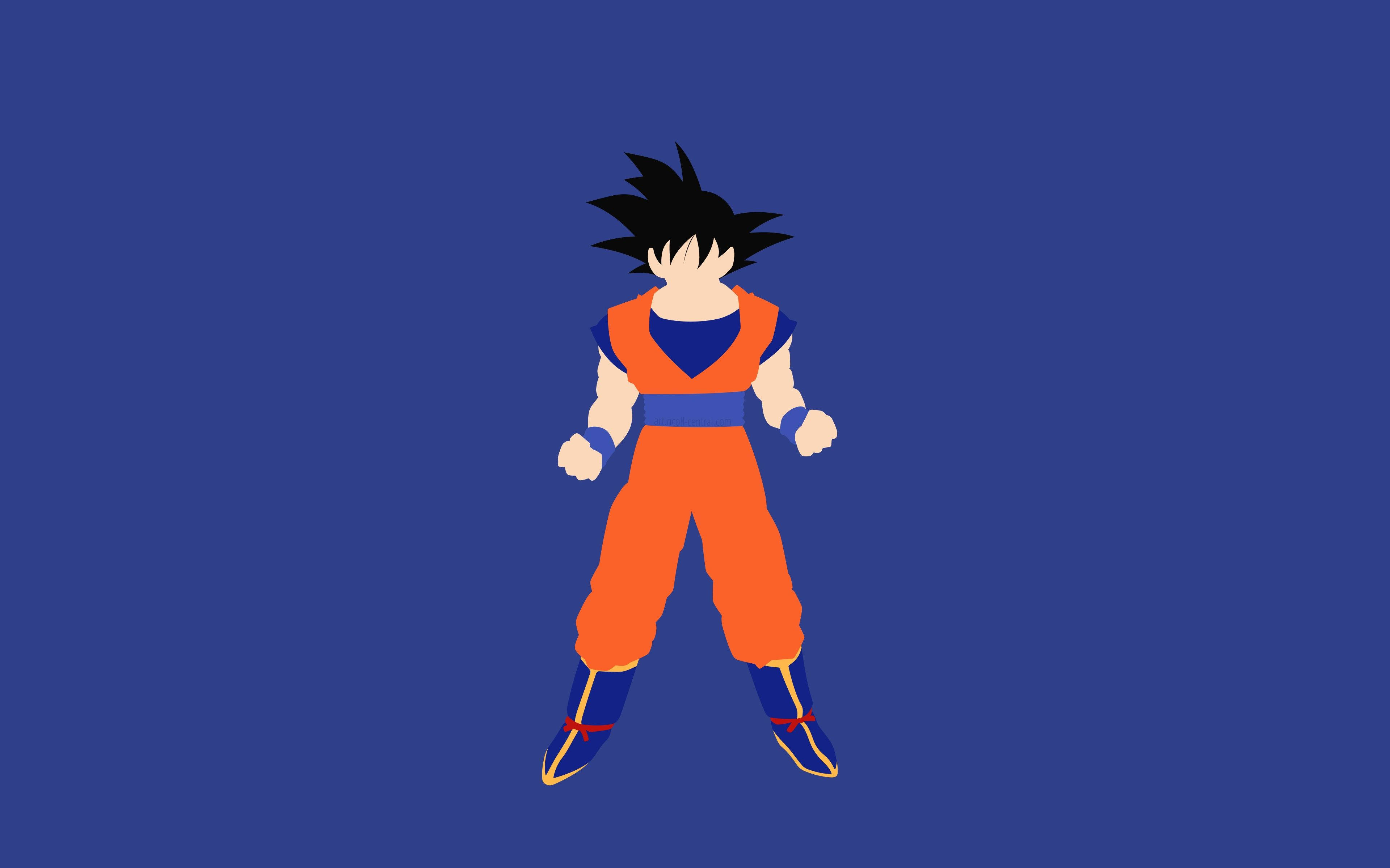 Goku 4K Minimal Wallpapers