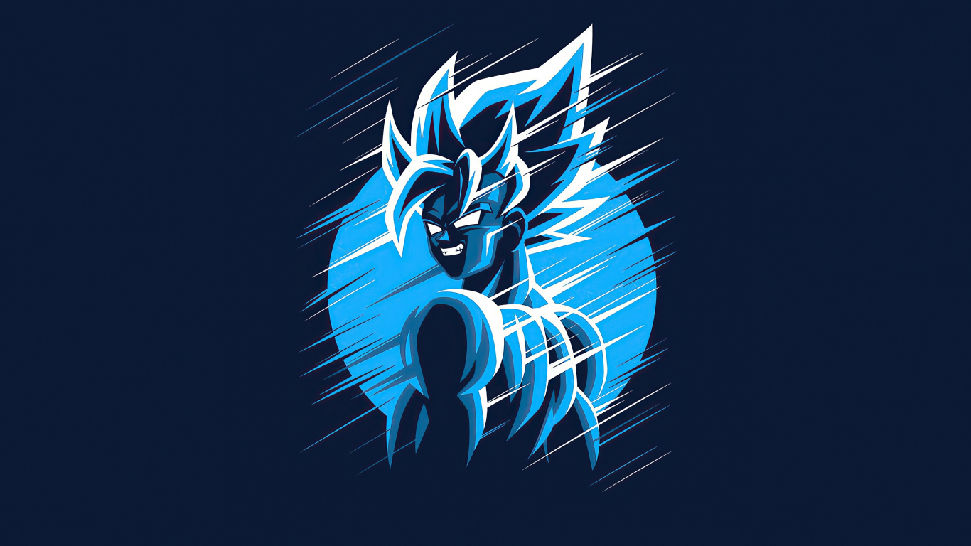 Goku 4K Minimal Wallpapers