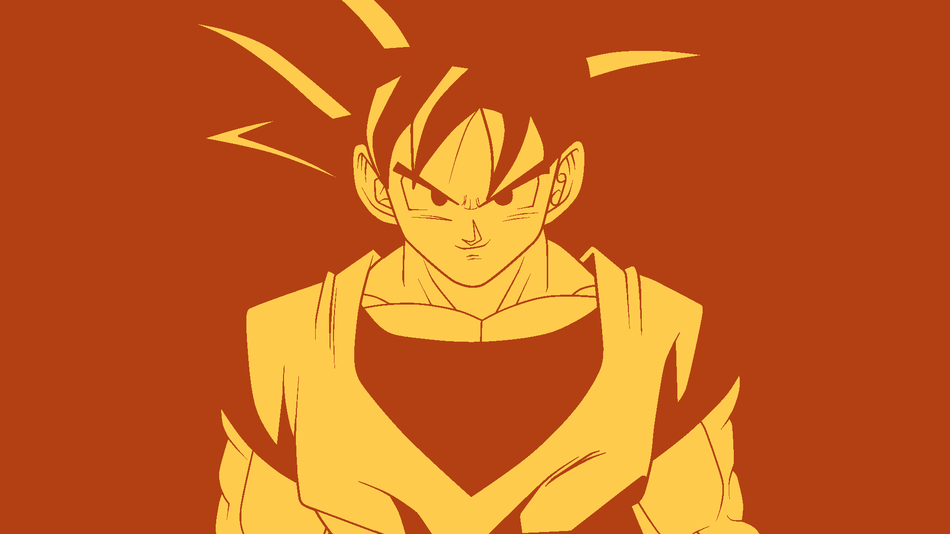 Goku 4K Minimal Wallpapers