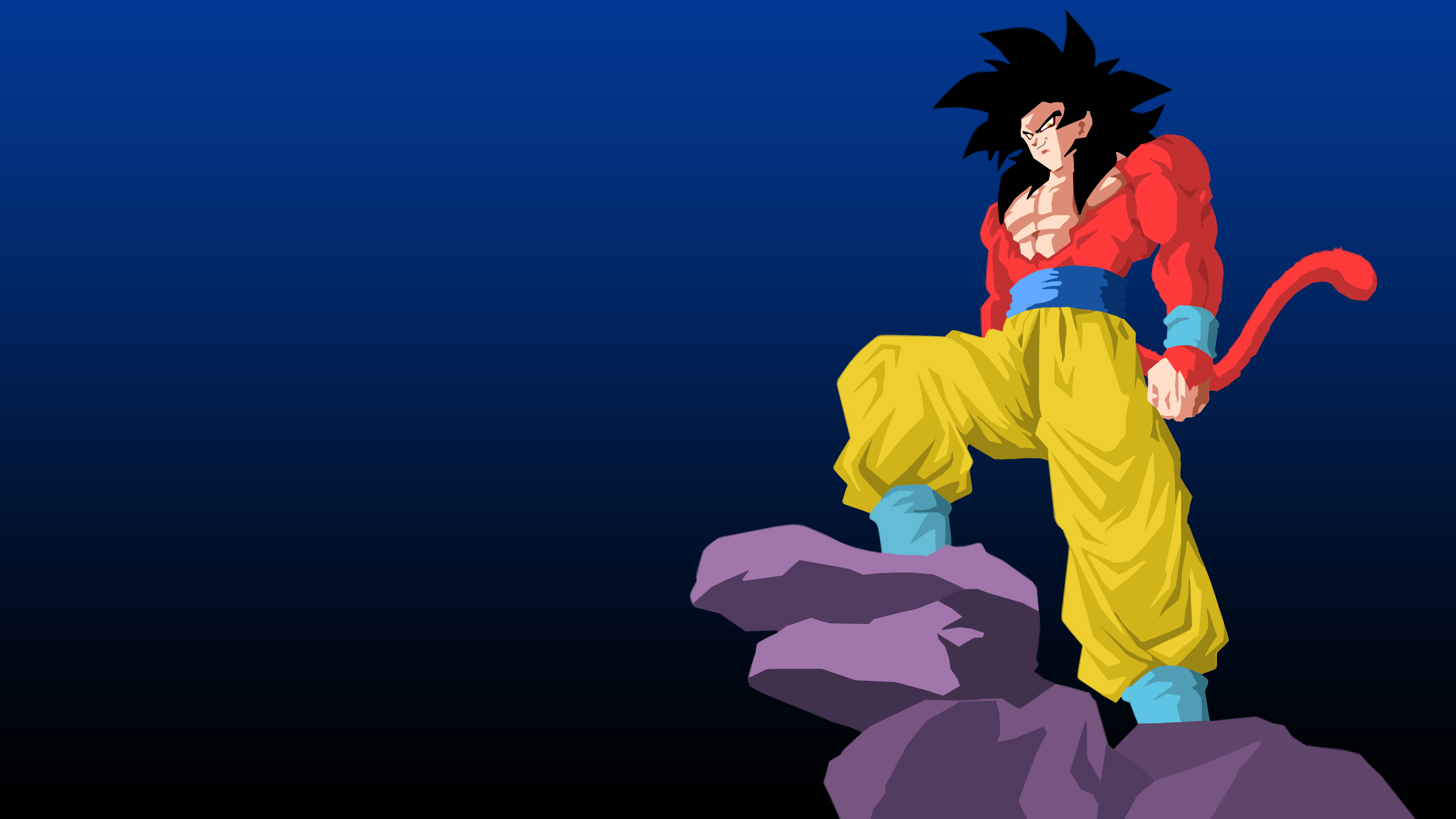 Goku 4K Minimal Wallpapers