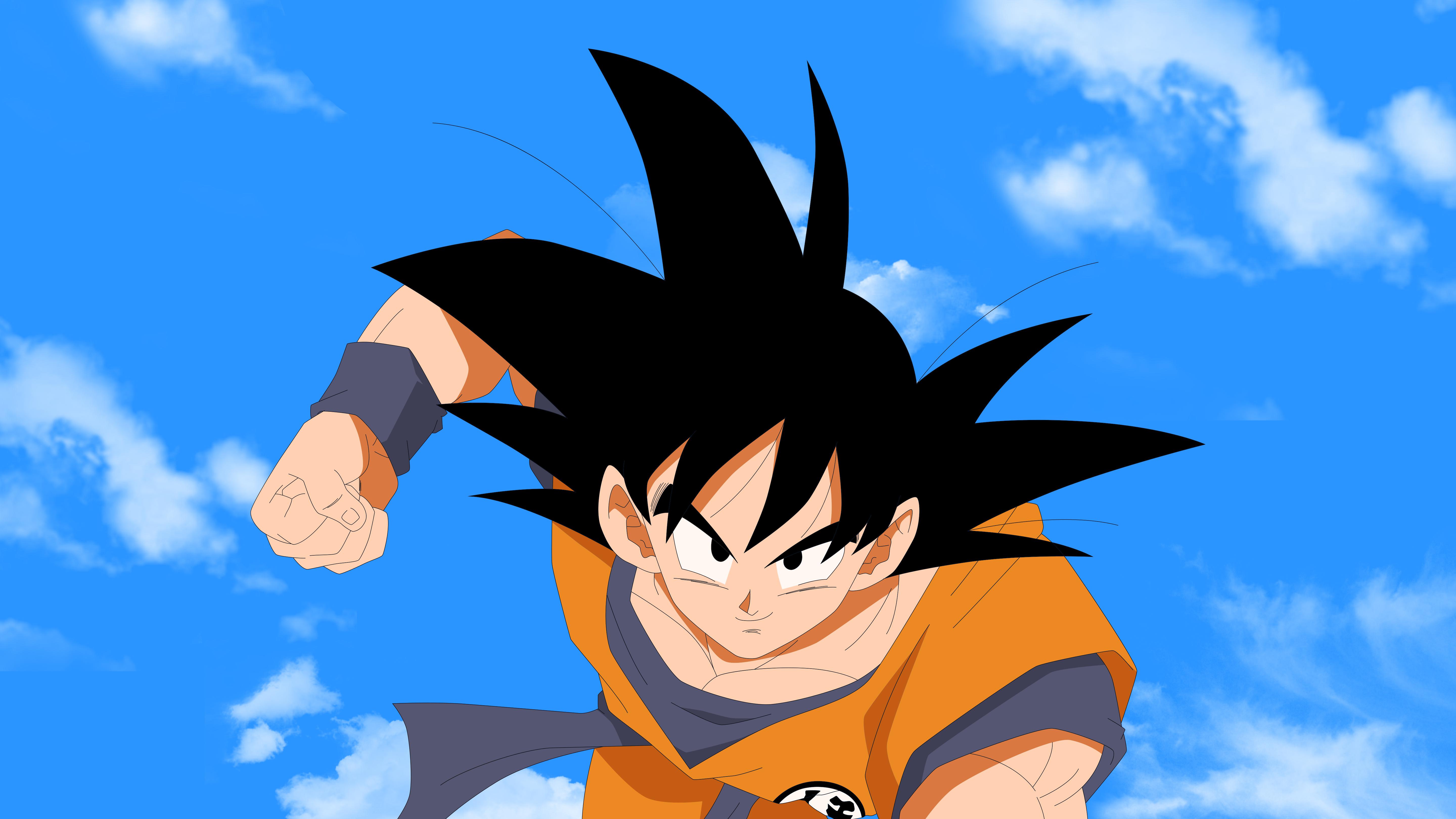 Goku 4K Minimal Wallpapers