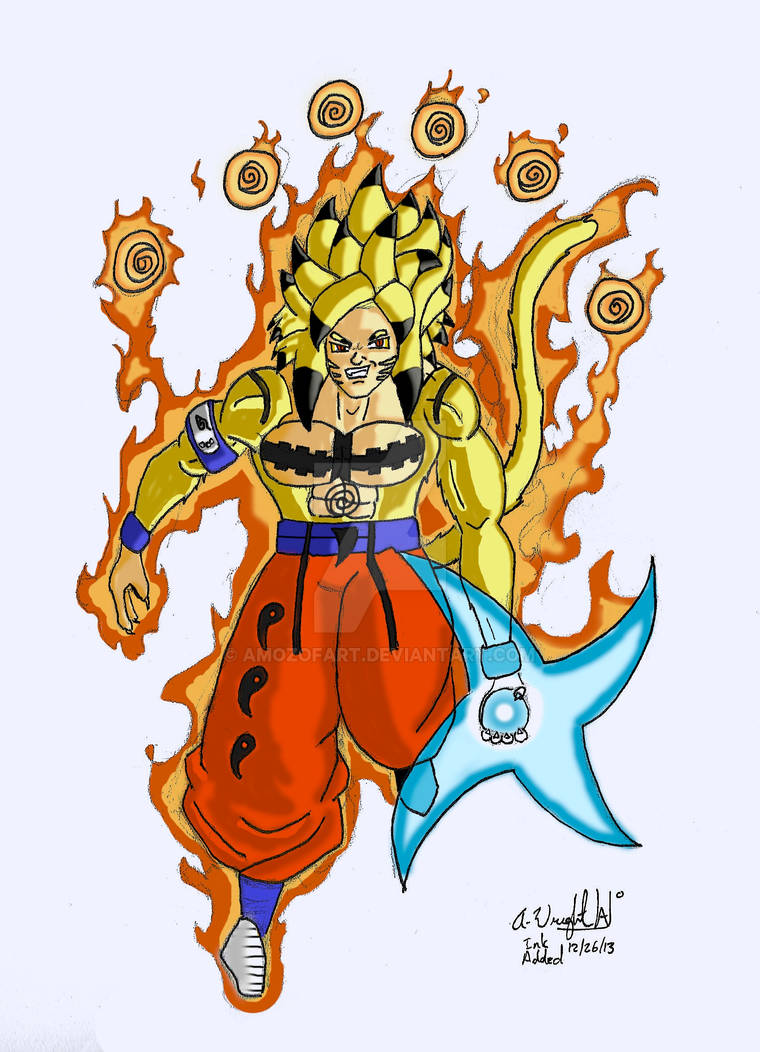 Goku Fused With Naruto Wallpapers