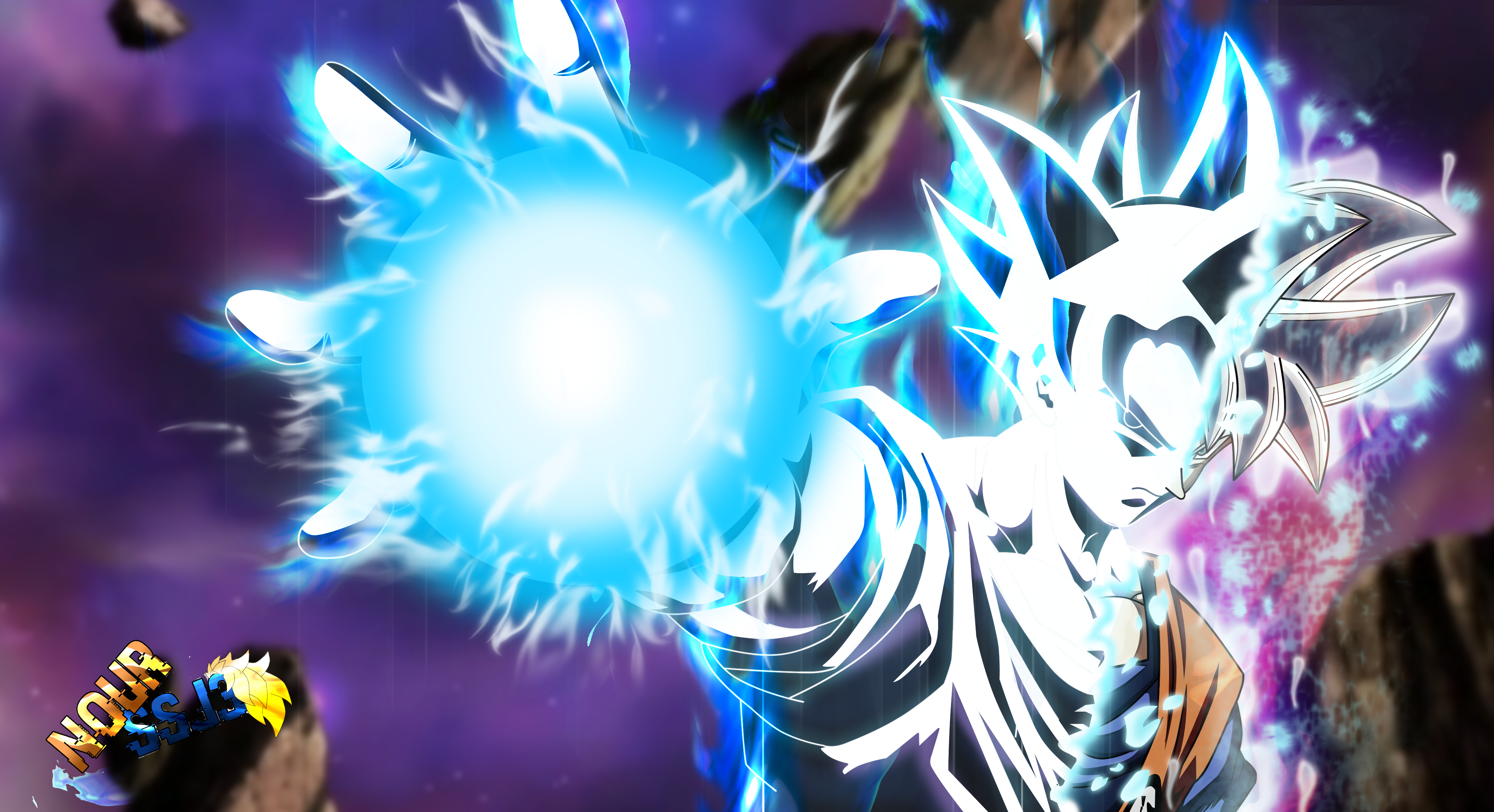 Goku Mastered Ultra Instinct Full Body Wallpapers