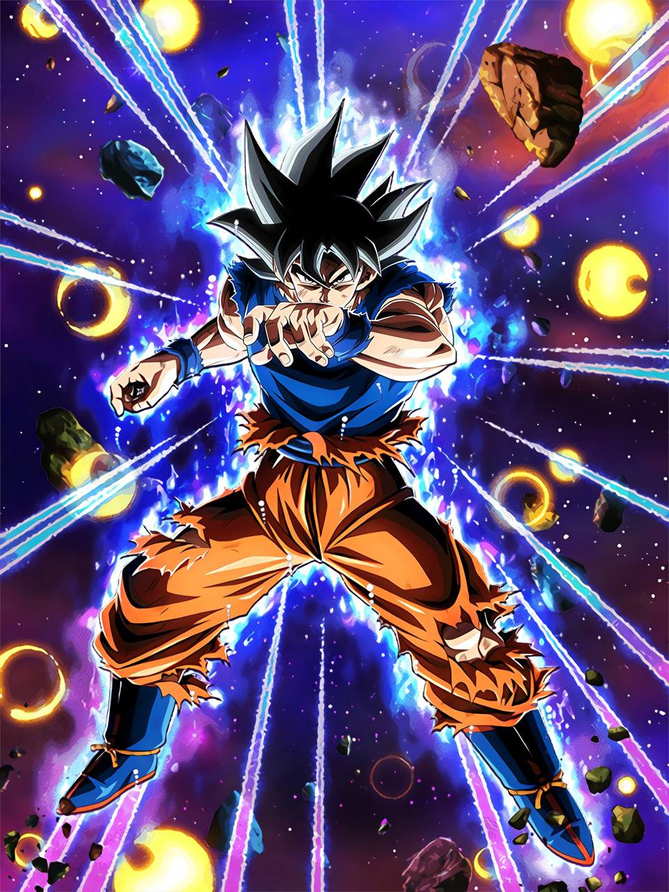 Goku Mastered Ultra Instinct Full Body Wallpapers