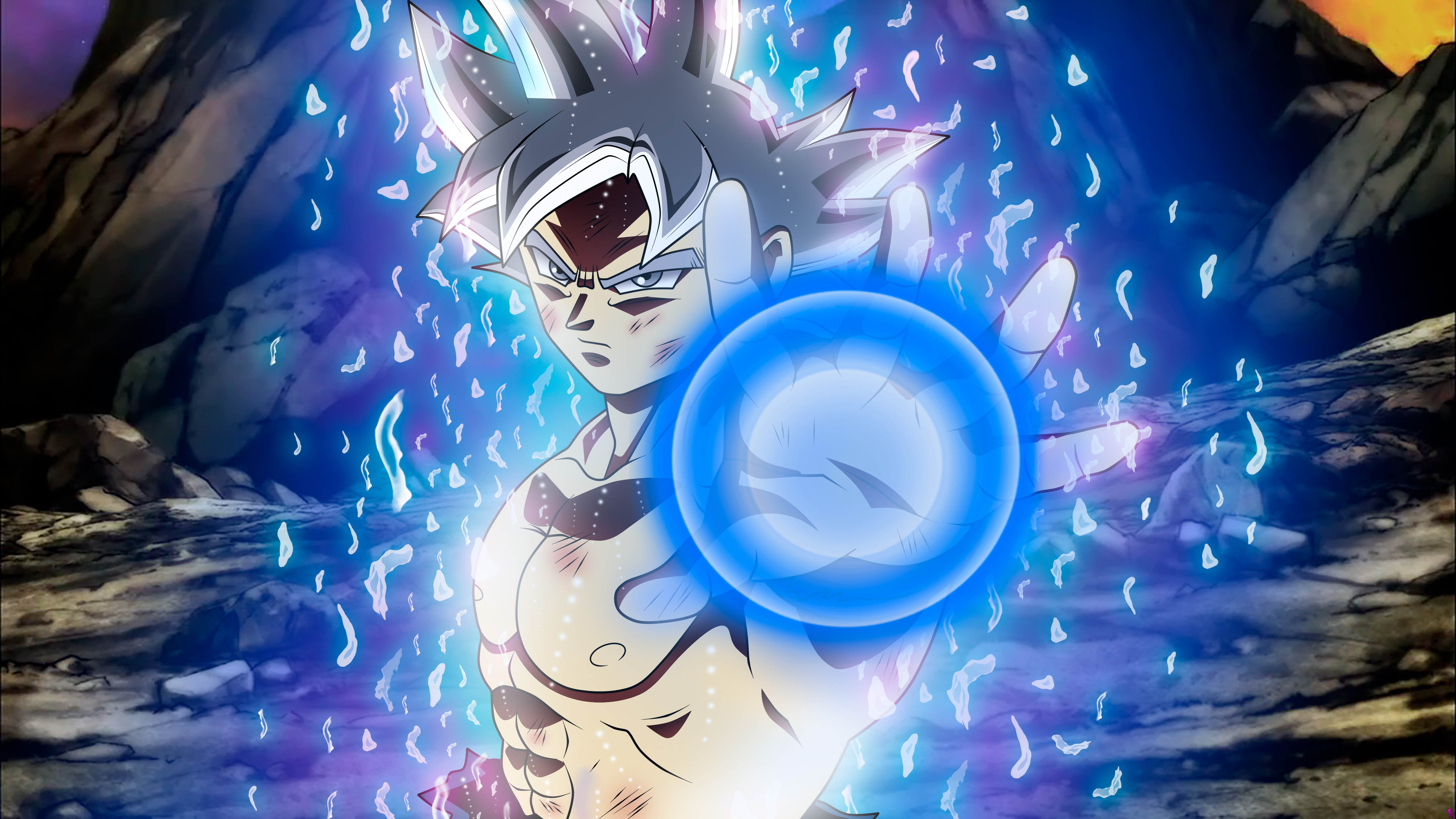 Goku Mastered Ultra Instinct Full Body Wallpapers