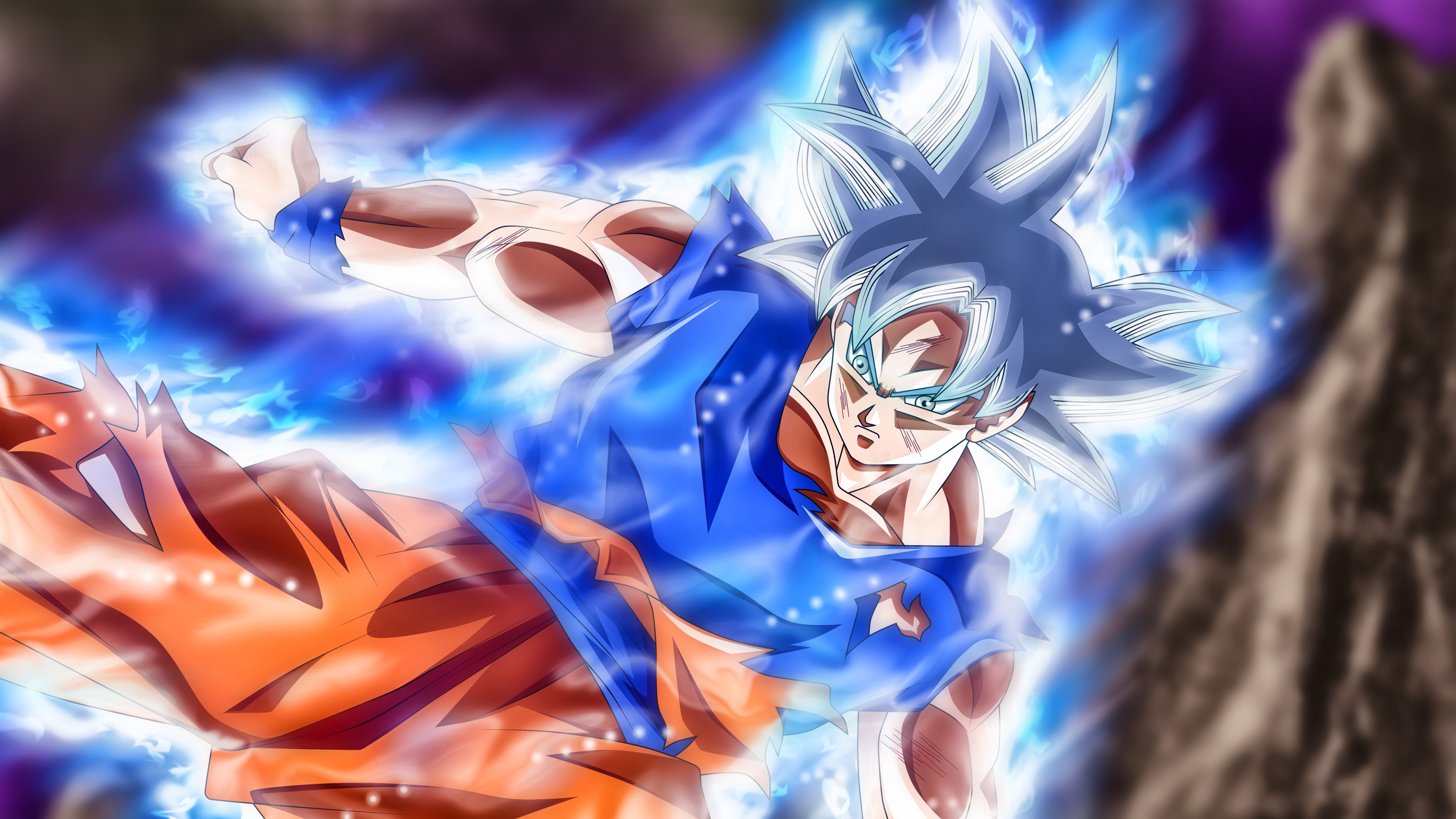 Goku Mastered Ultra Instinct Full Body Wallpapers