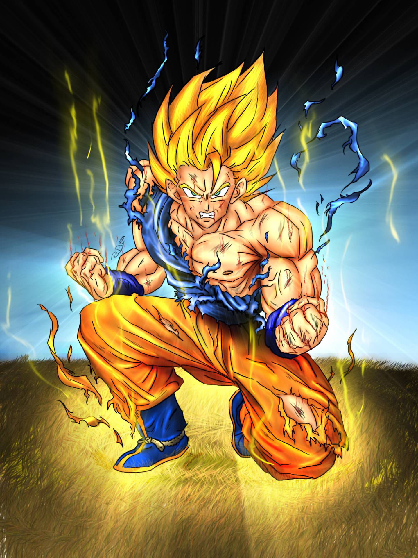 Goku Super Saiyan 2 Wallpapers