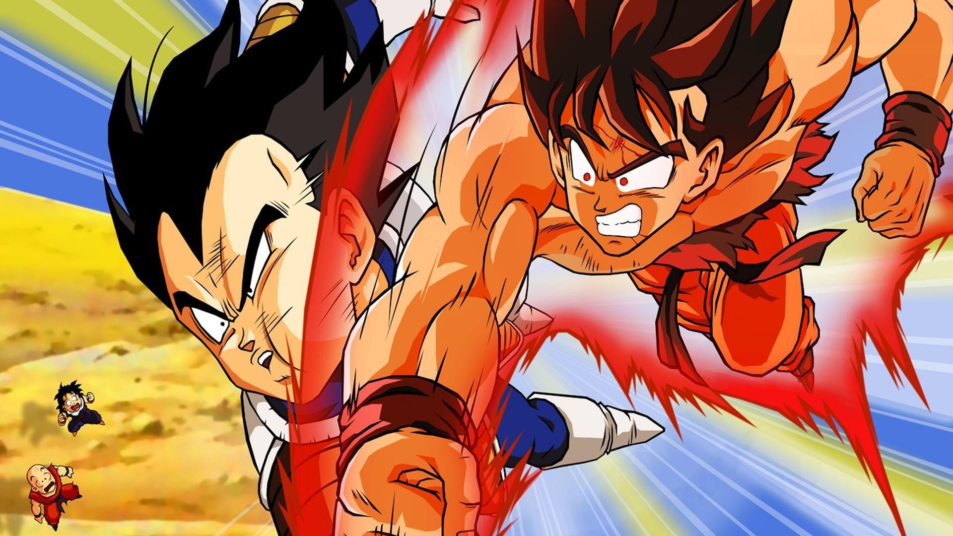 Goku Vs Majin Vegeta Wallpapers