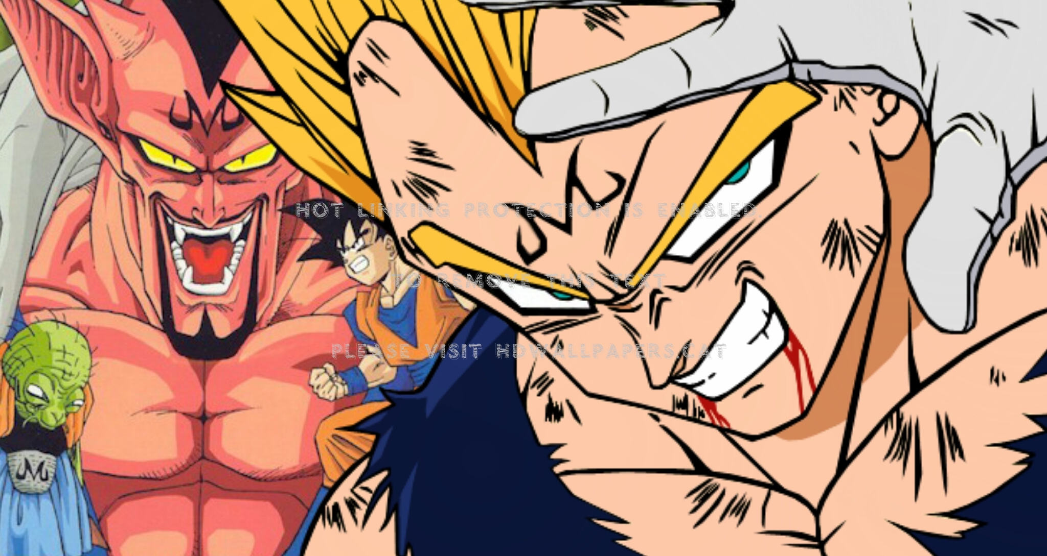 Goku Vs Majin Vegeta Wallpapers